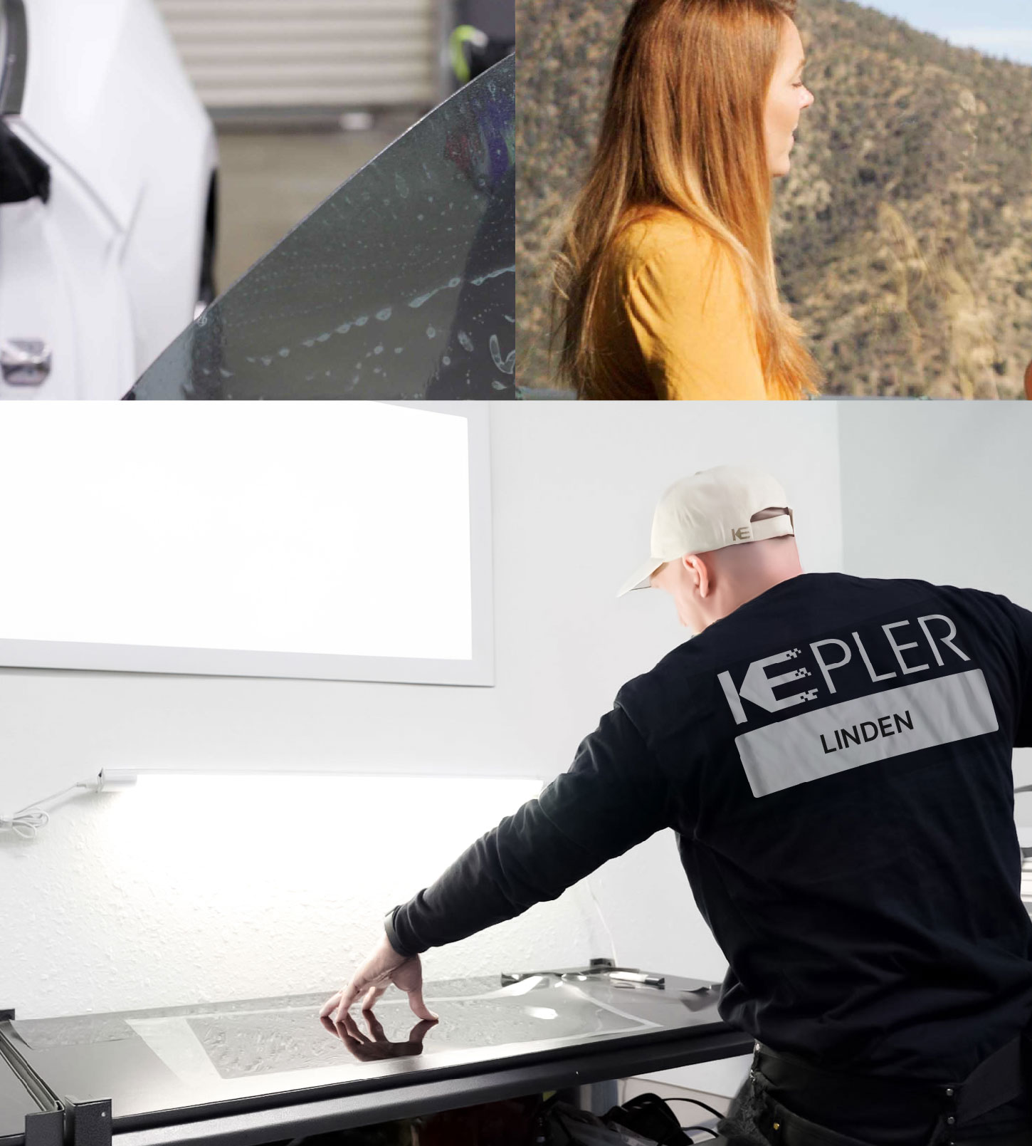 Window Tinting Specialist Cutting Film in Linden, New Jersey