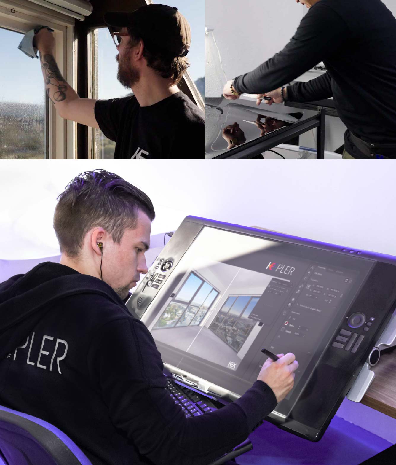 Kepler Specialist Performing Commercial Window Tinting in Morganton Morganton
