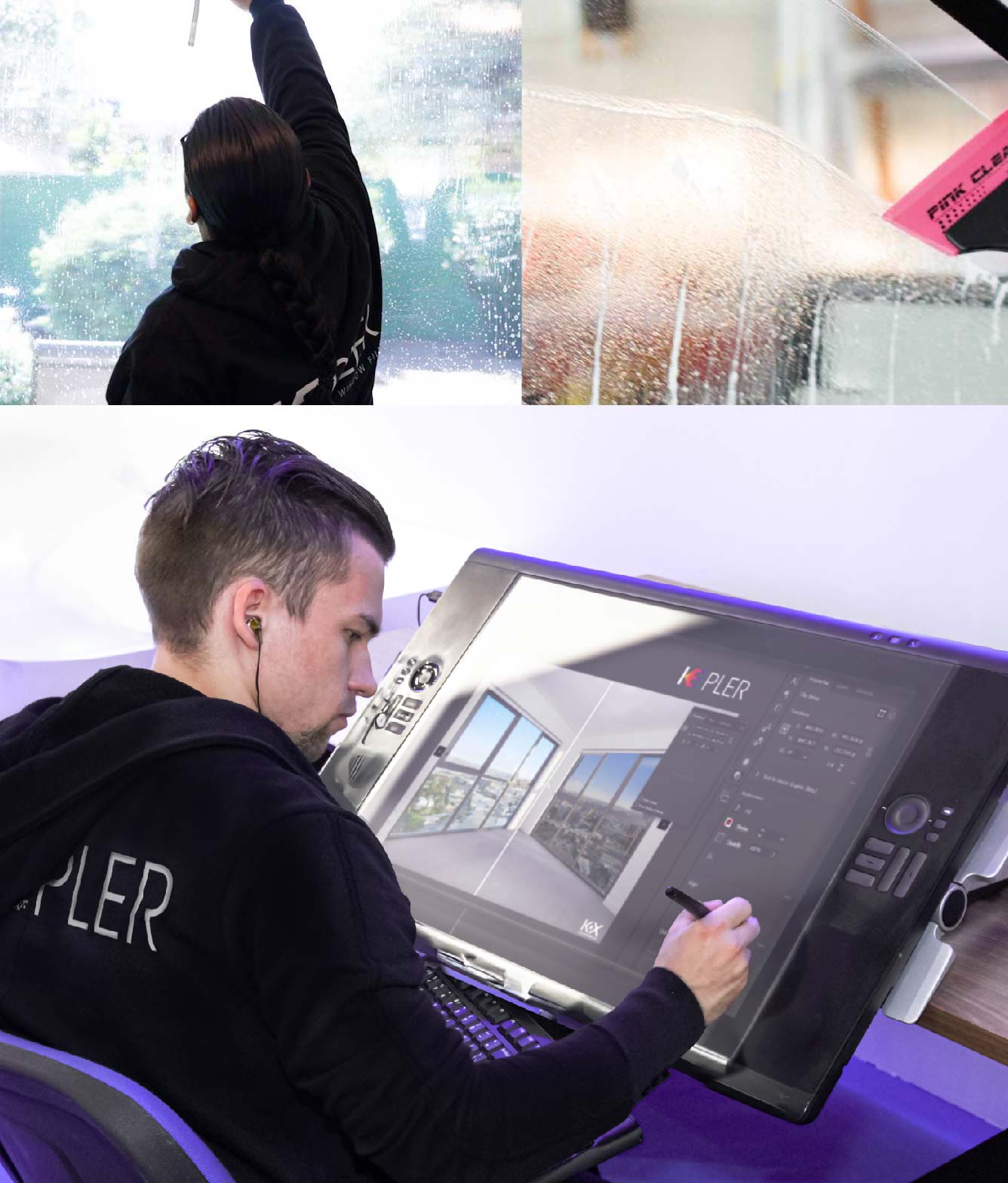 Kepler Specialist Performing Commercial Window Tinting in Chino Chino