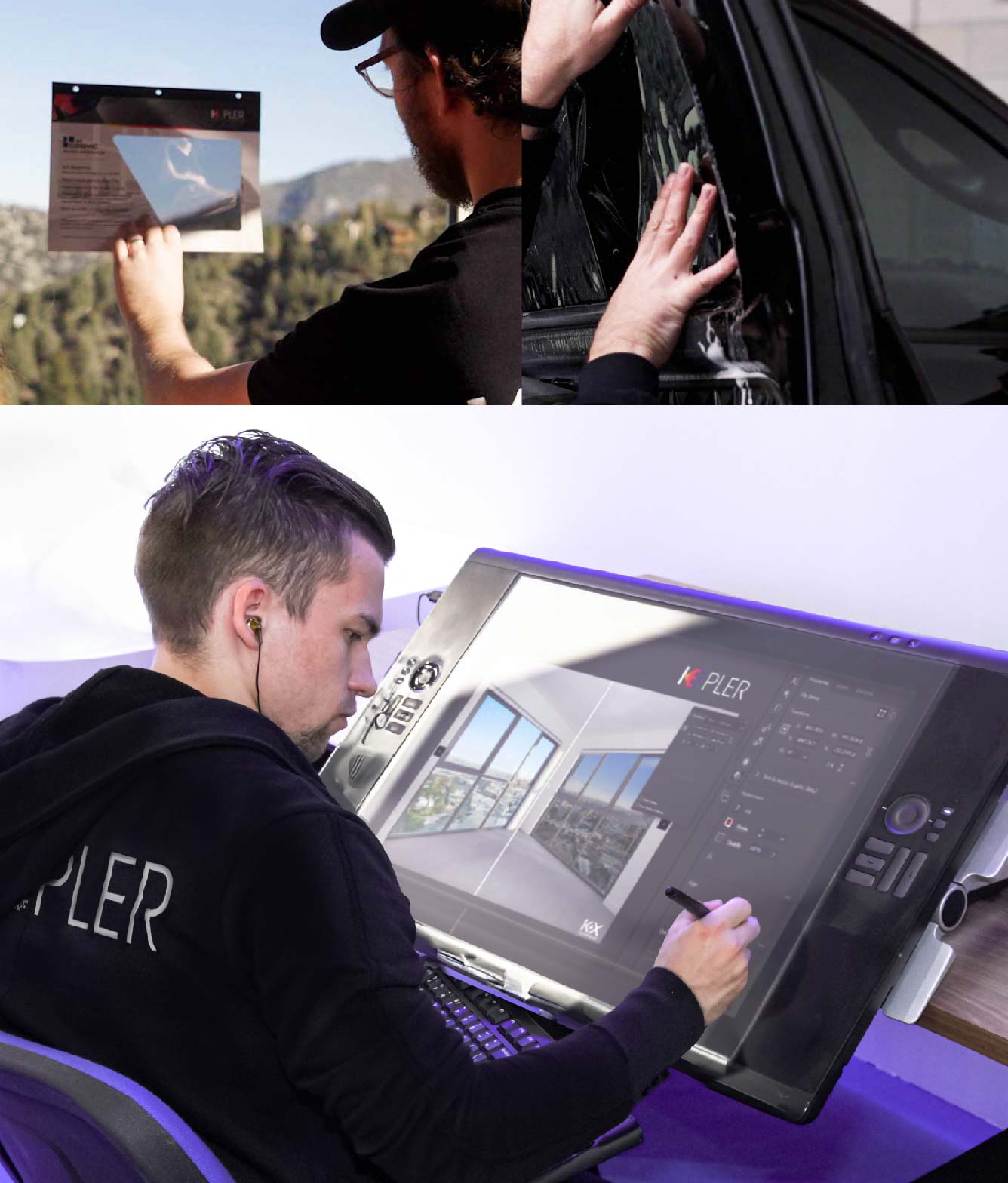 Kepler Specialist Performing Commercial Window Tinting in Talladega Talladega