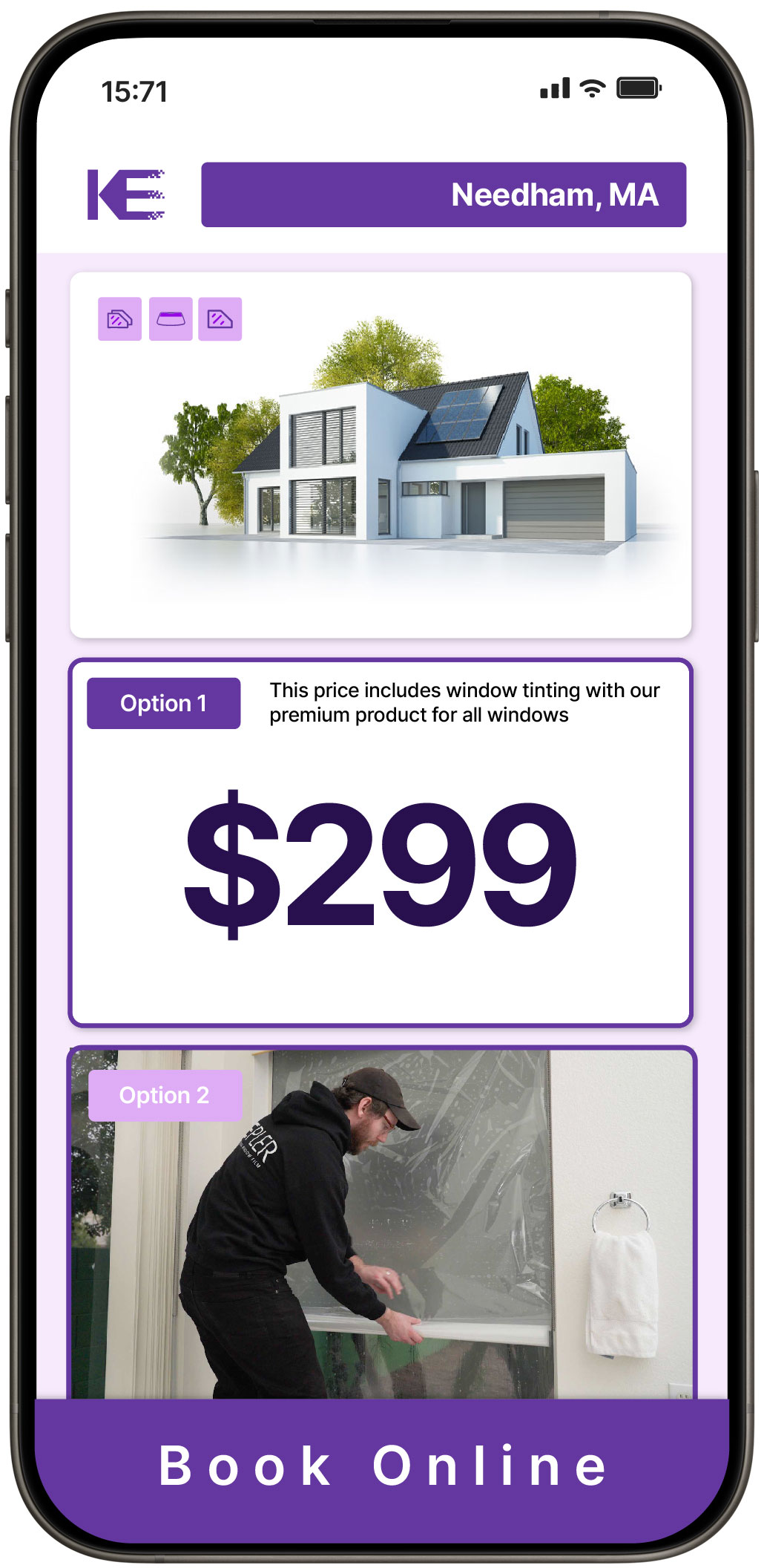 View Competitive Home Window Tinting Prices in Needham, Massachusetts