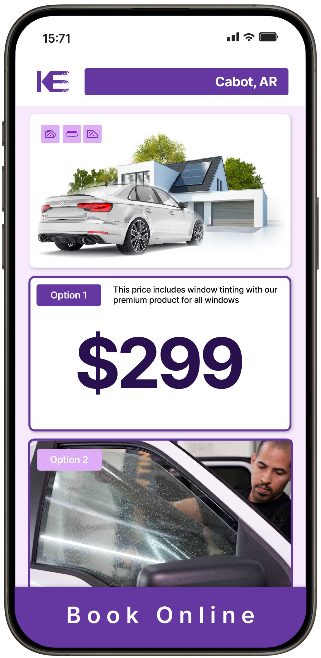 View Affordable Tesla Window Tinting Costs in Paragould, Arkansas