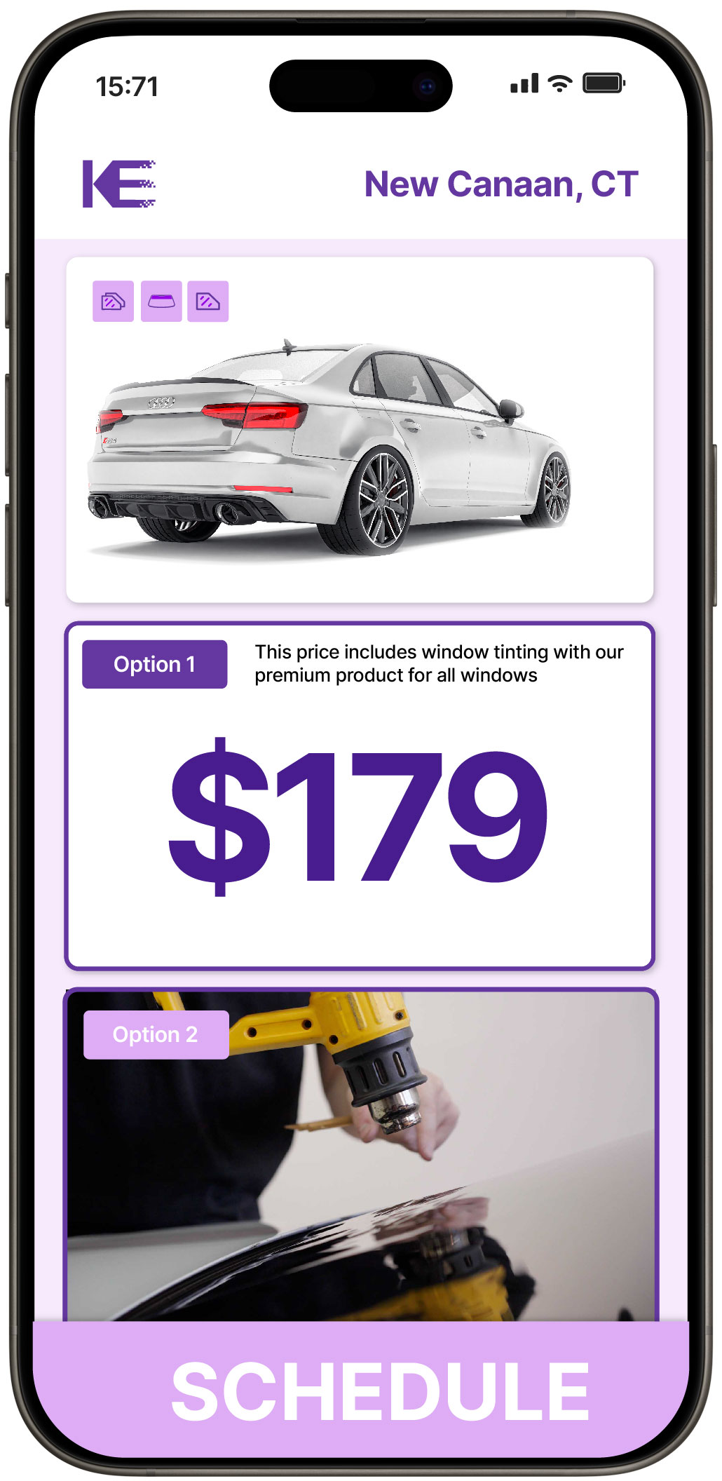 View Reasonable Car Window Tinting Prices in New Canaan, Connecticut