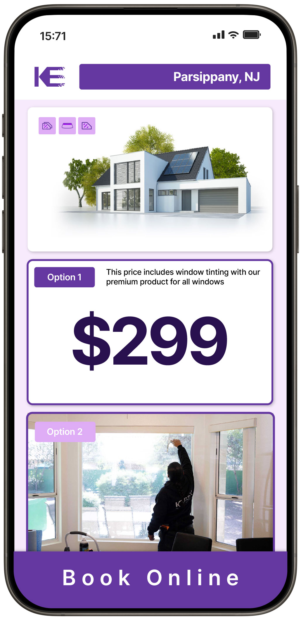 View Competitive Home Window Tinting Rates in Parsippany, New Jersey