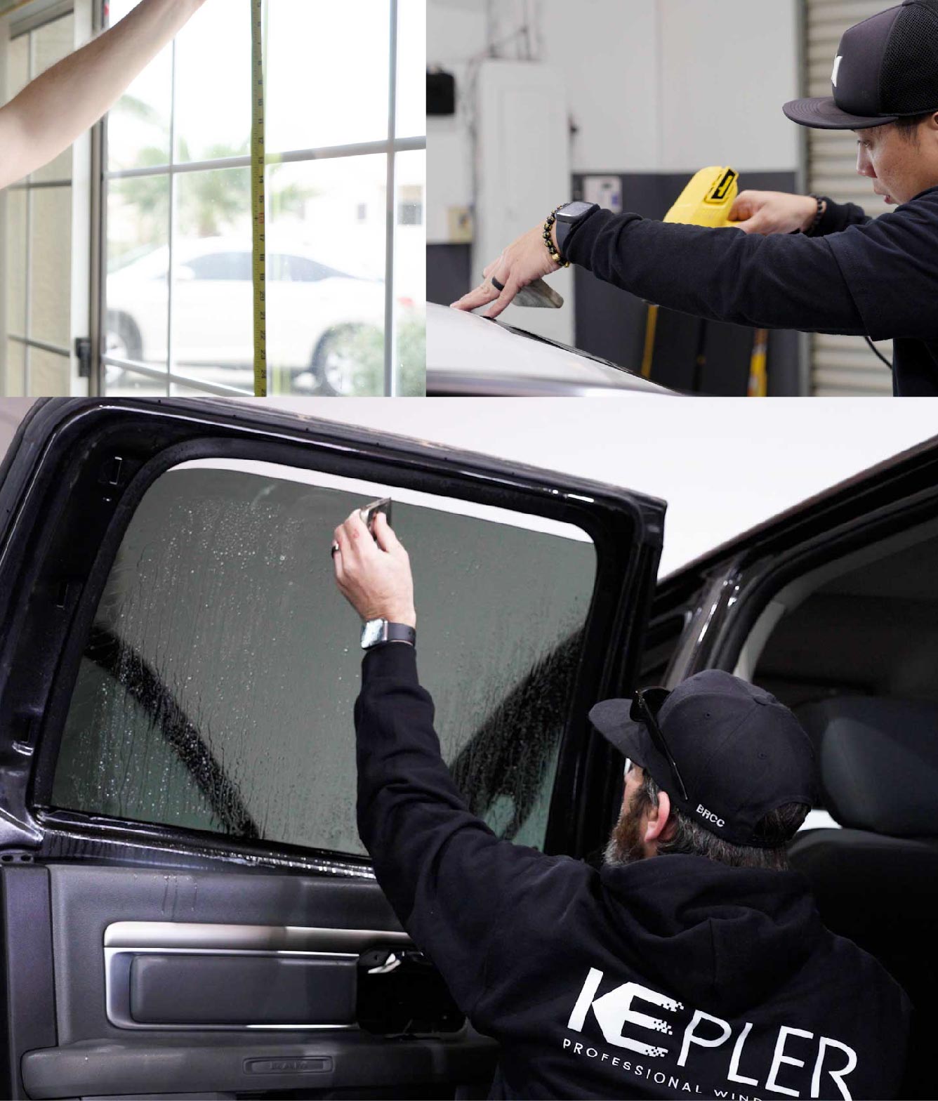 Kepler Window Tinting Specialists at Work in Chino, California