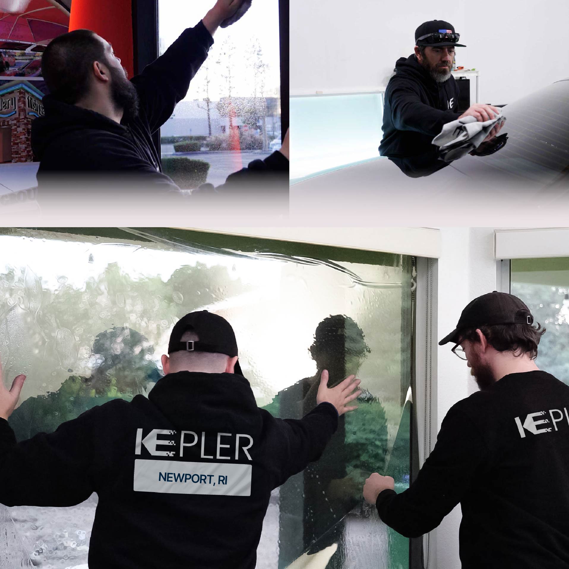 Kepler Specialist Performing Commercial Window Tinting in Newport Newport