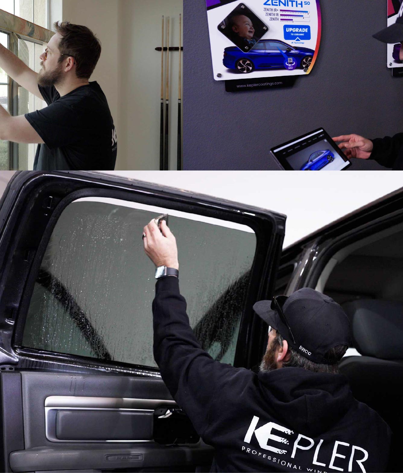 Kepler Window Tinting Specialists at Work in Stanford, California