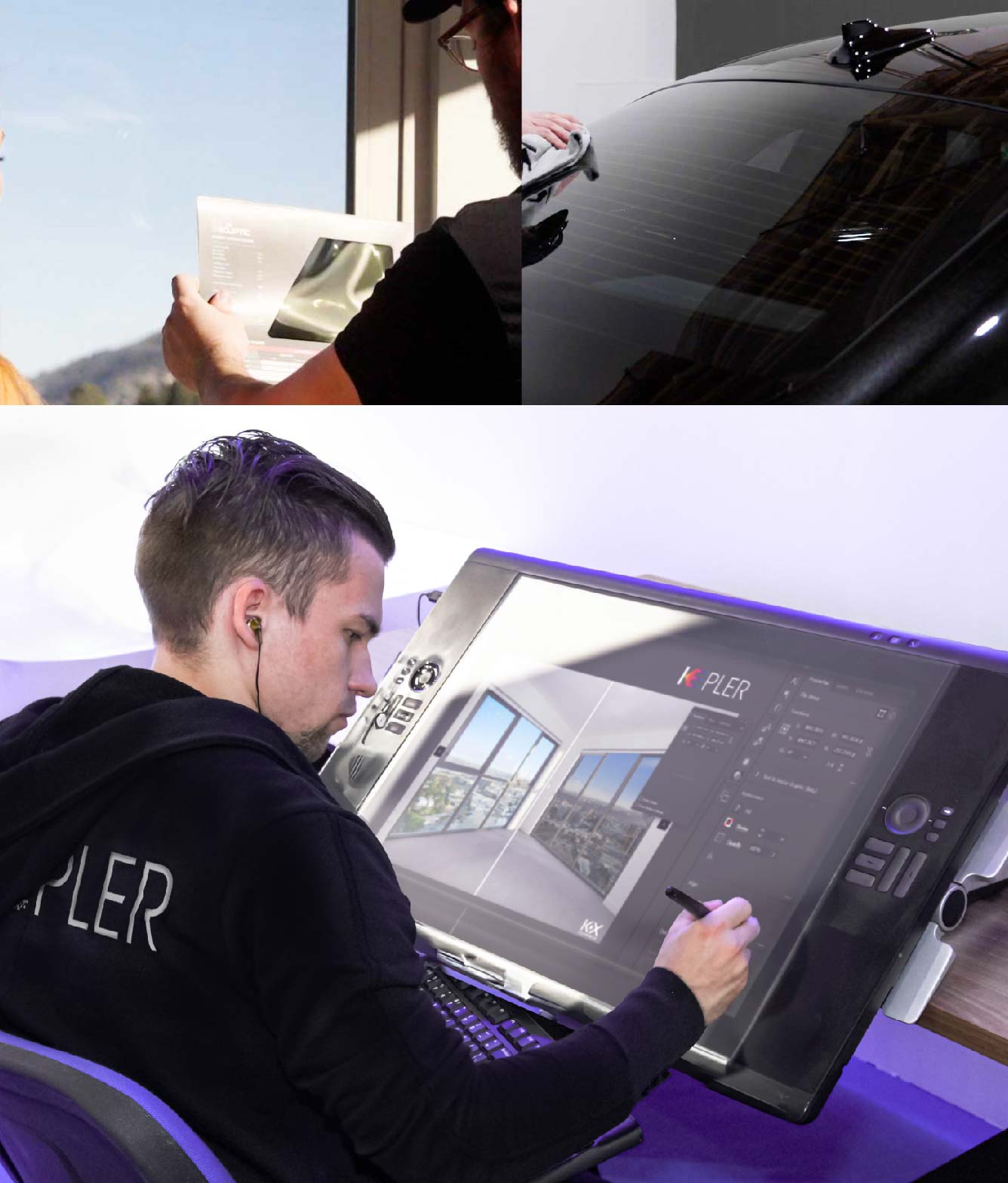 Kepler Specialist Performing Commercial Window Tinting in Schofield Barracks Schofield Barracks