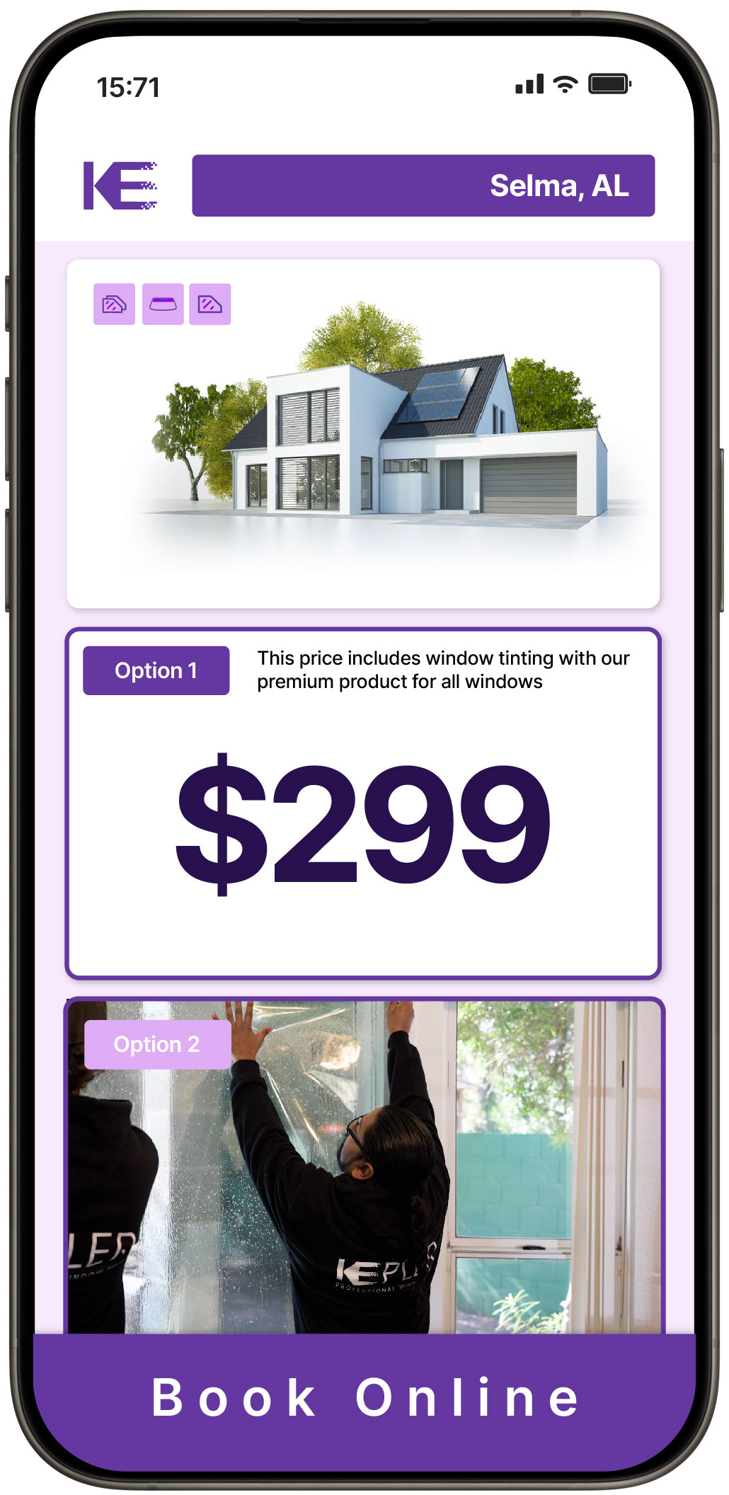 View Affordable Home Window Tinting Prices in Selma, Alabama