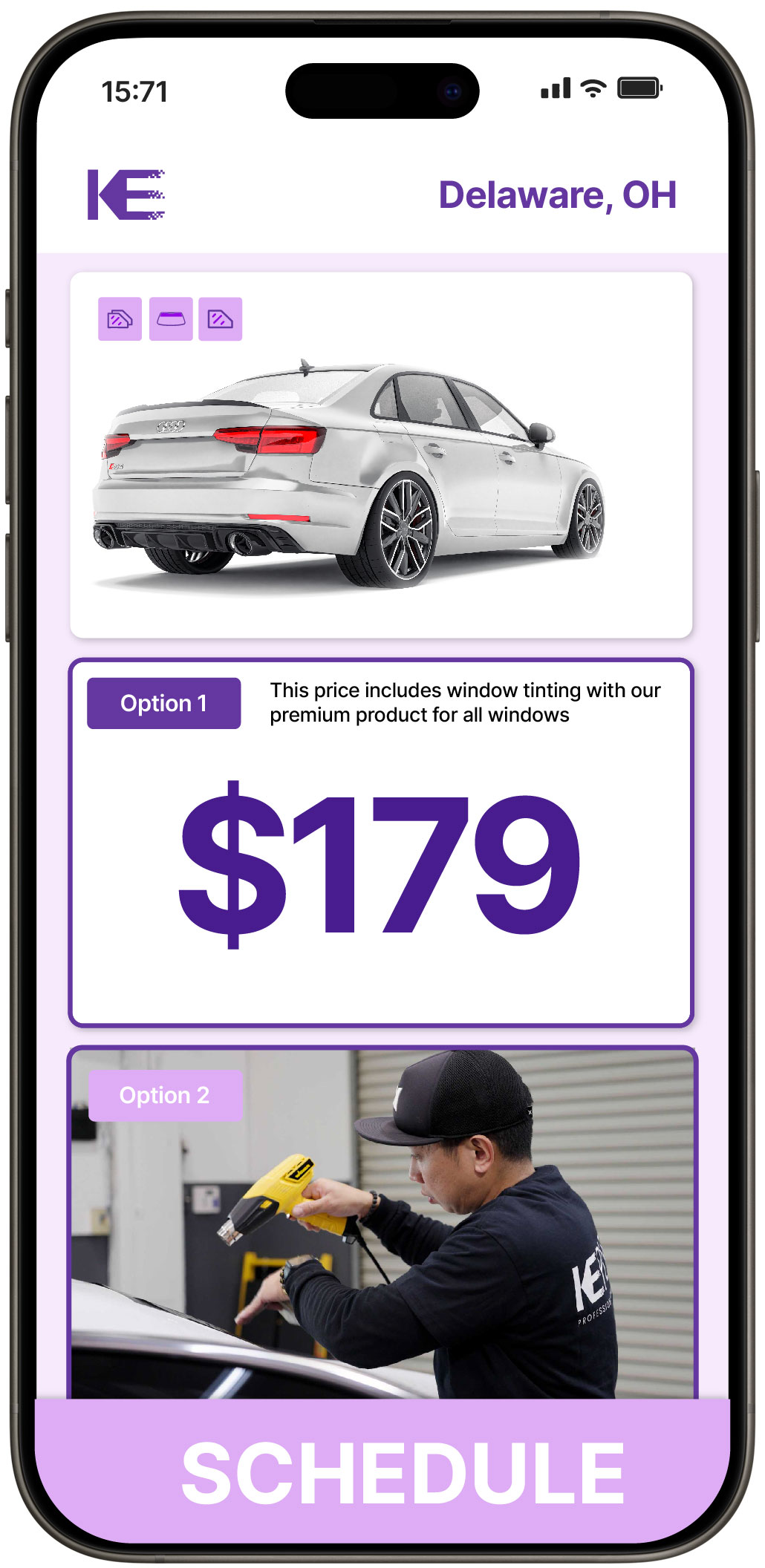 View Reasonable Car Window Tinting Prices in Delaware, Ohio