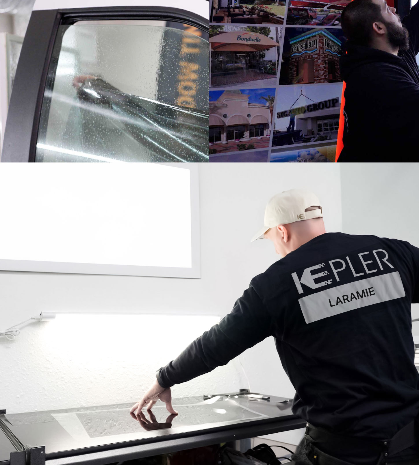 Window Tinting Specialist Cutting Film in Laramie, Wyoming