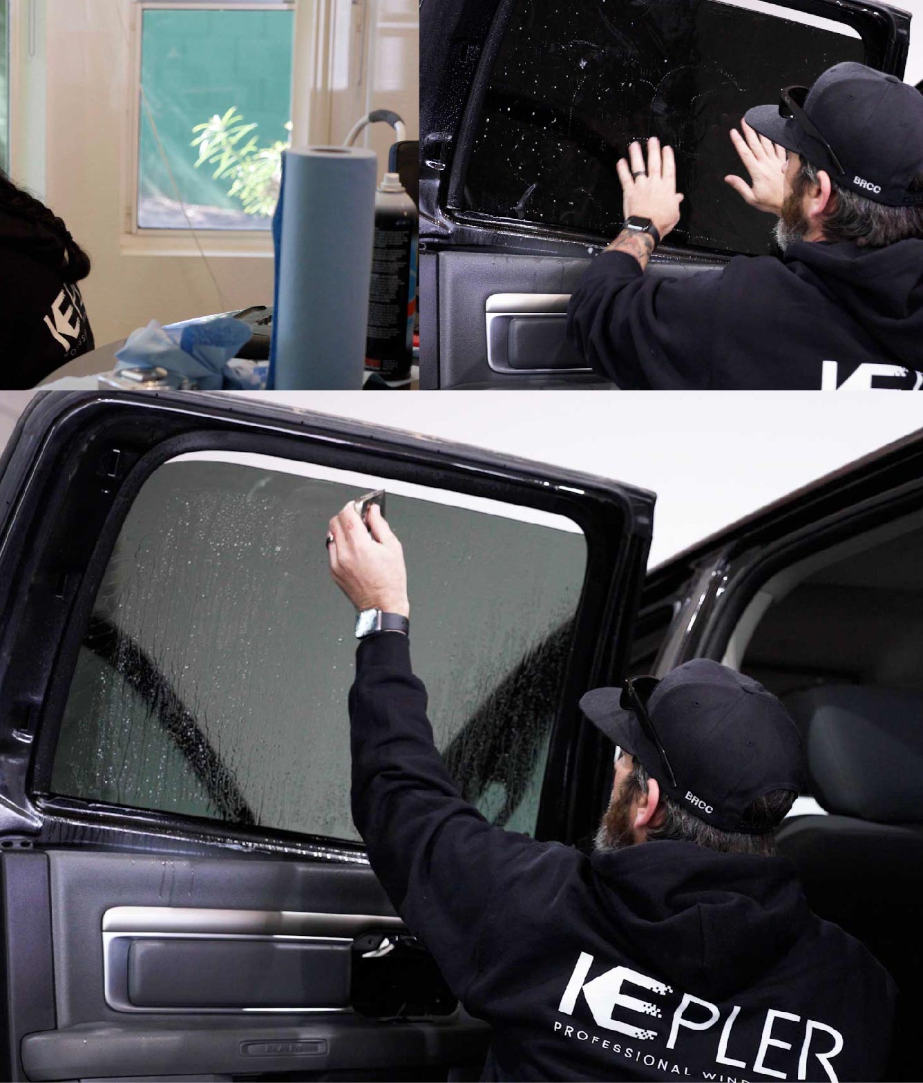 Kepler Window Tinting Specialists at Work in Hollister, California