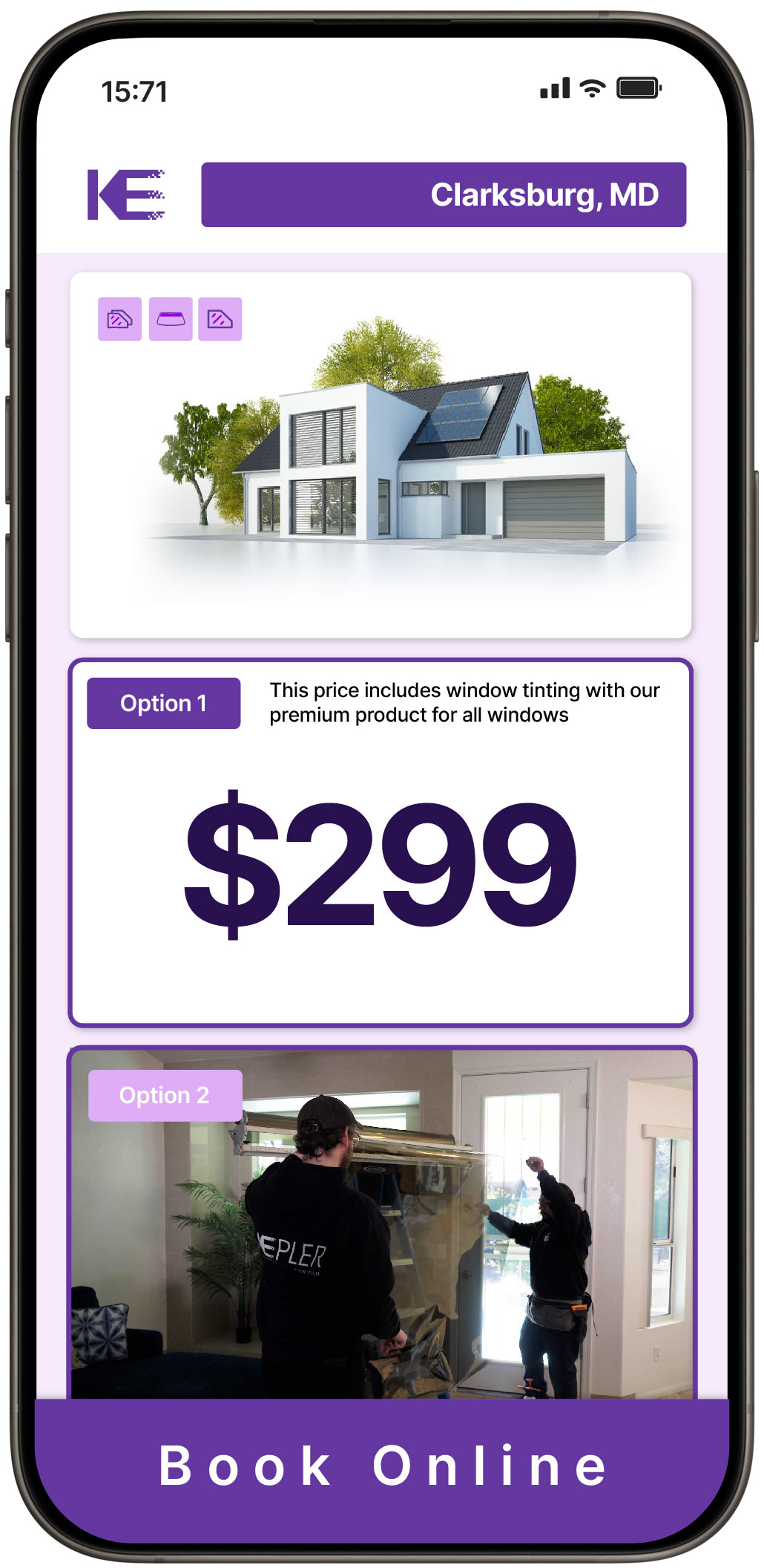 View Competitive Home Window Tinting Rates in Clarksburg, Maryland