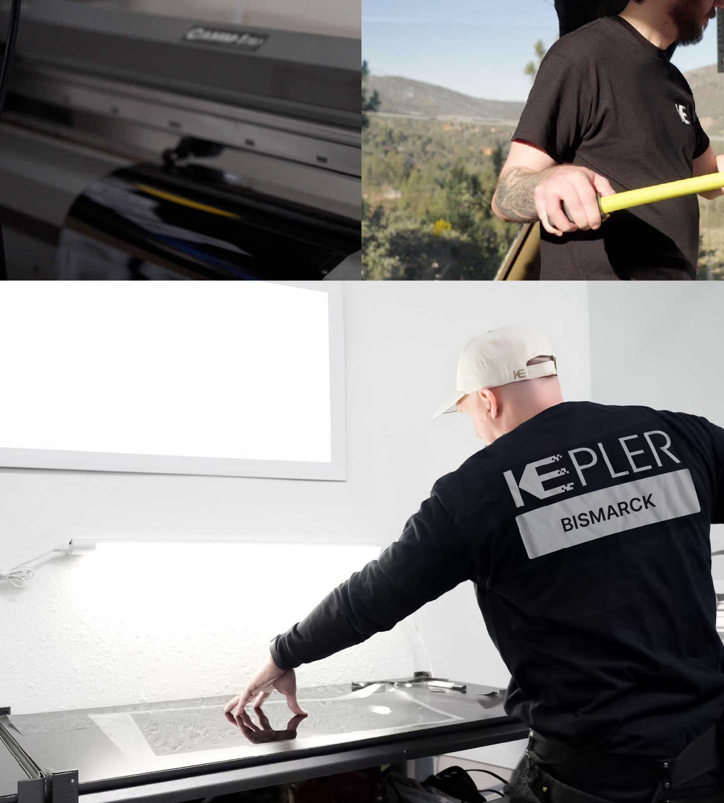 Window Tinting Specialist Cutting Film in Bismarck, North Dakota