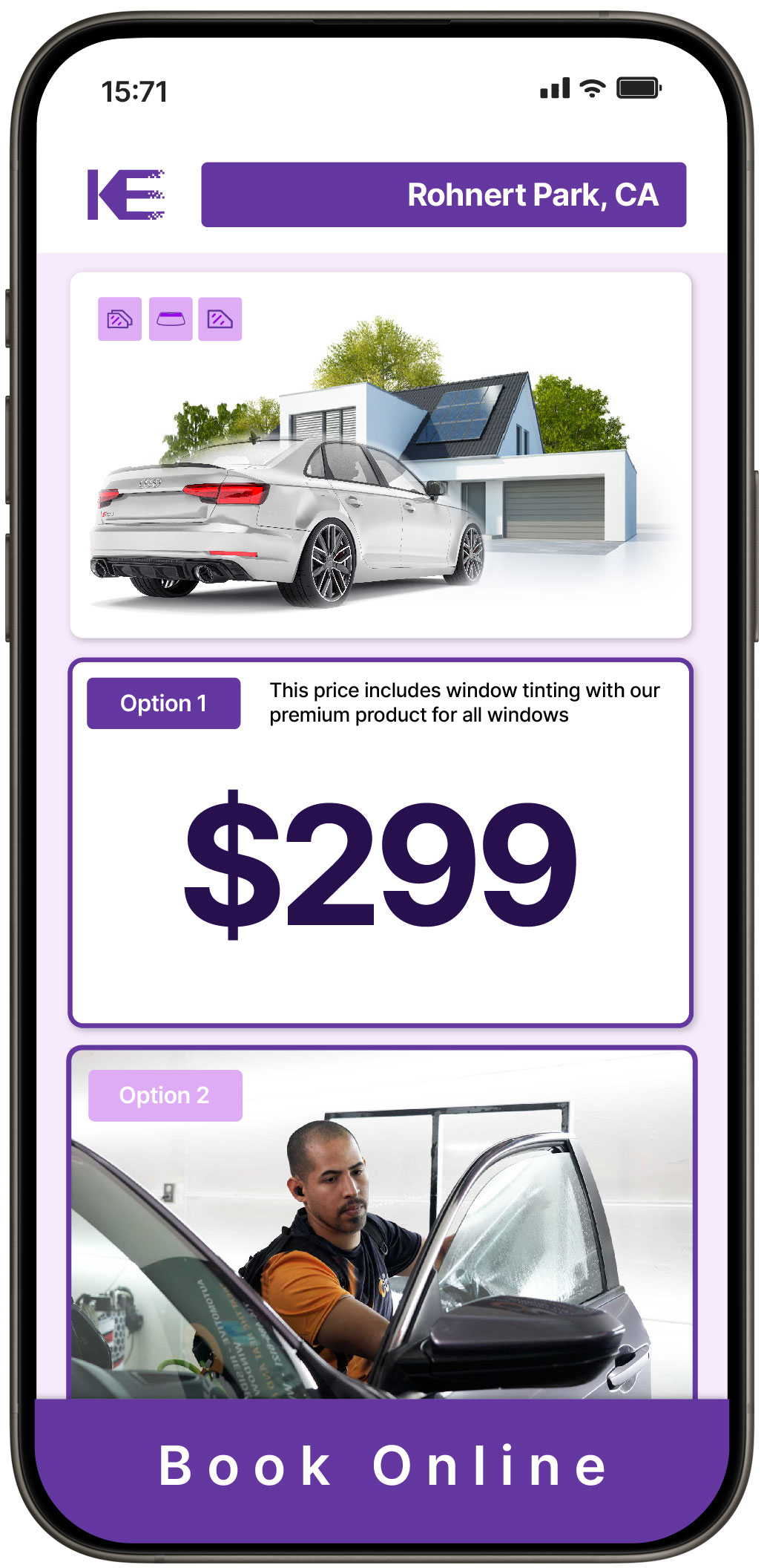 View Competitive Window Tinting Prices in Rohnert Park, California