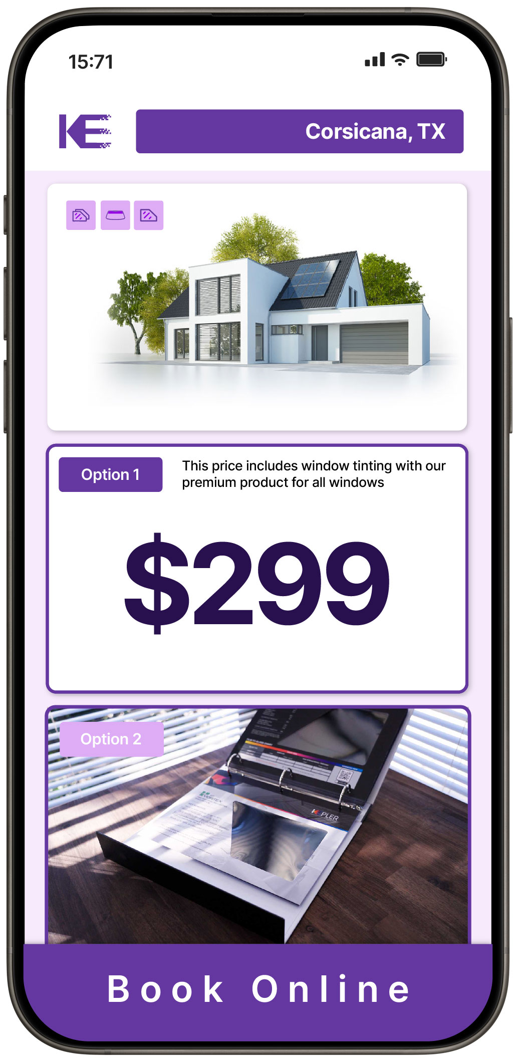 View Competitive Home Window Tinting Costs in Corsicana, Texas
