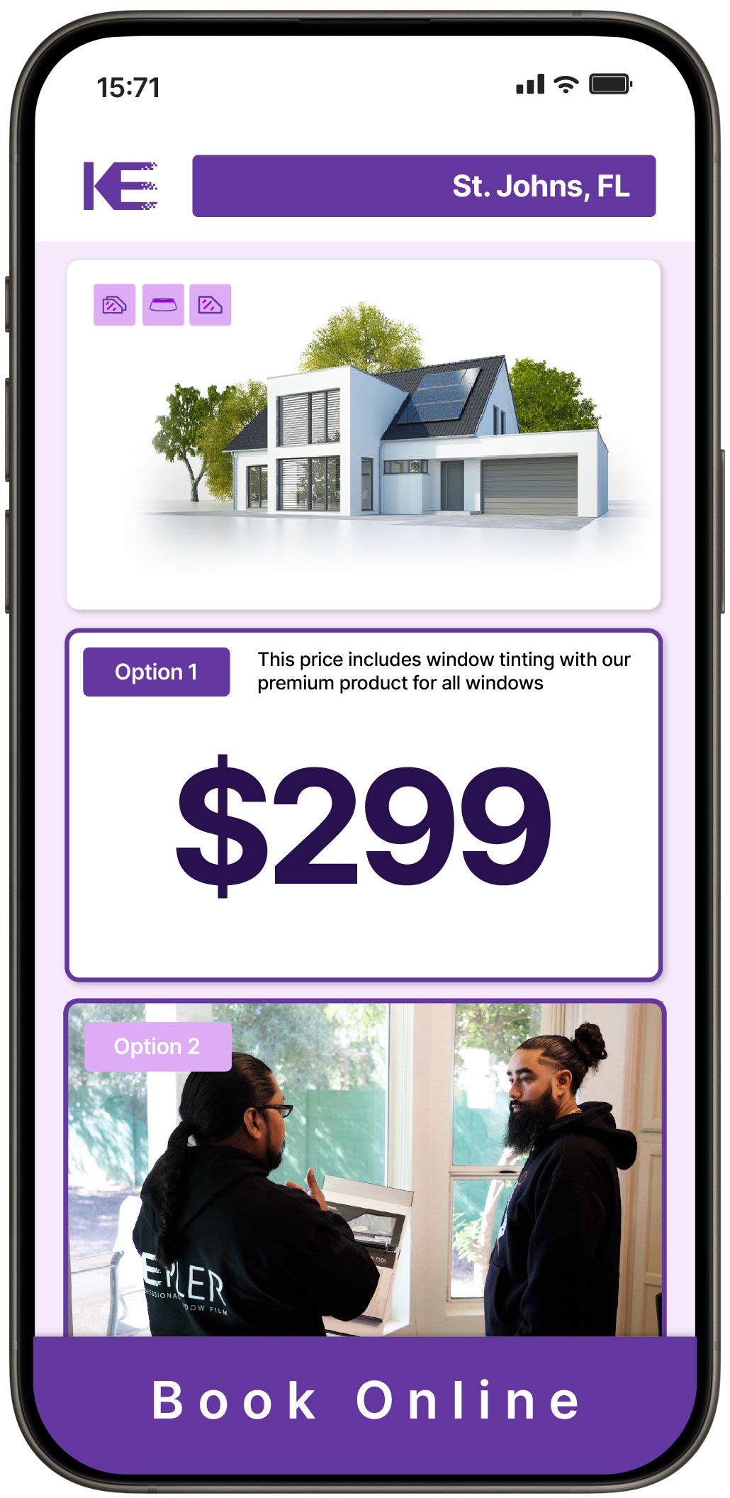 View Competitive Home Window Tinting Costs in St. Johns, Florida