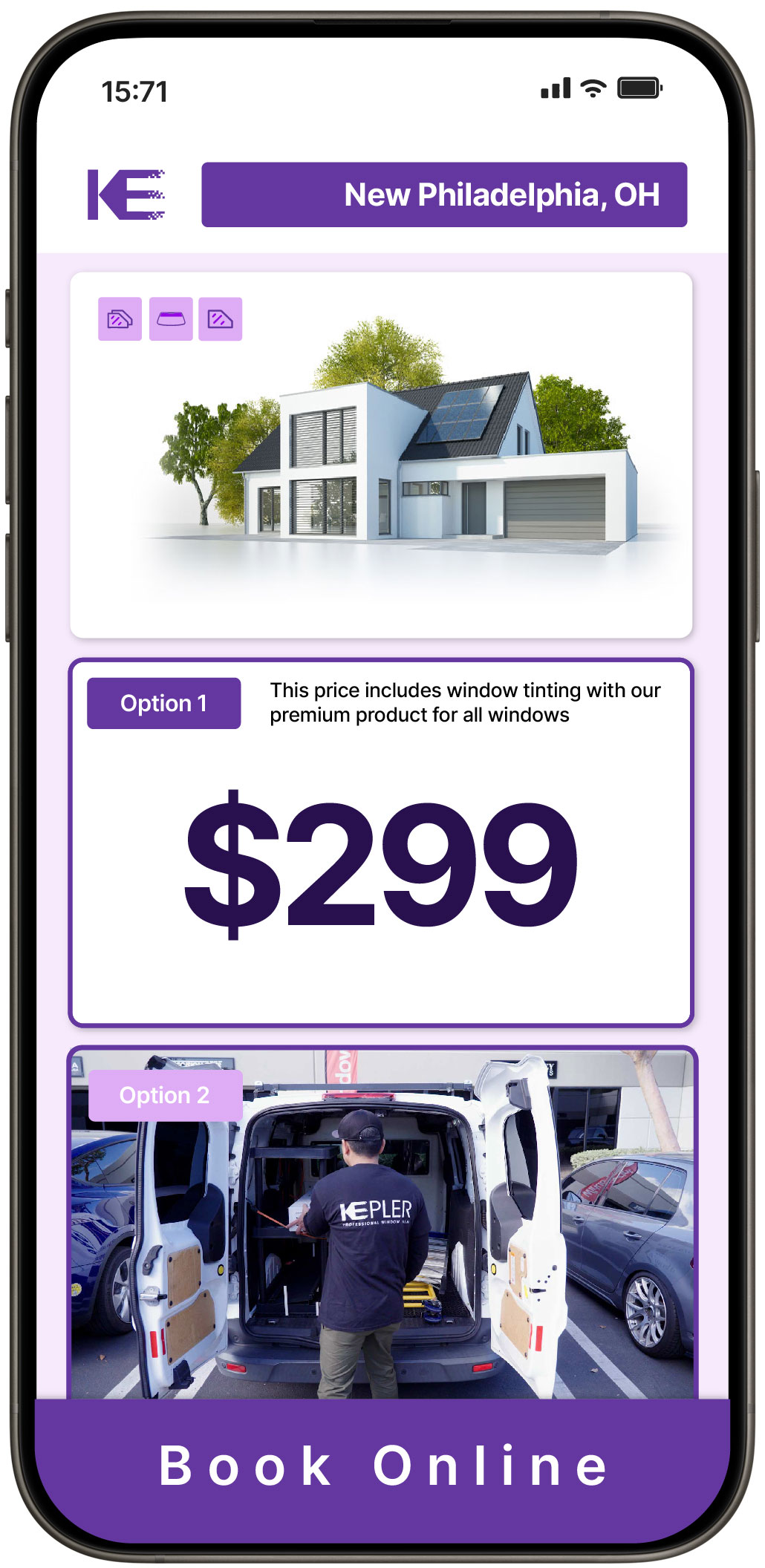 View Affordable Home Window Tinting Rates in New Philadelphia, Ohio