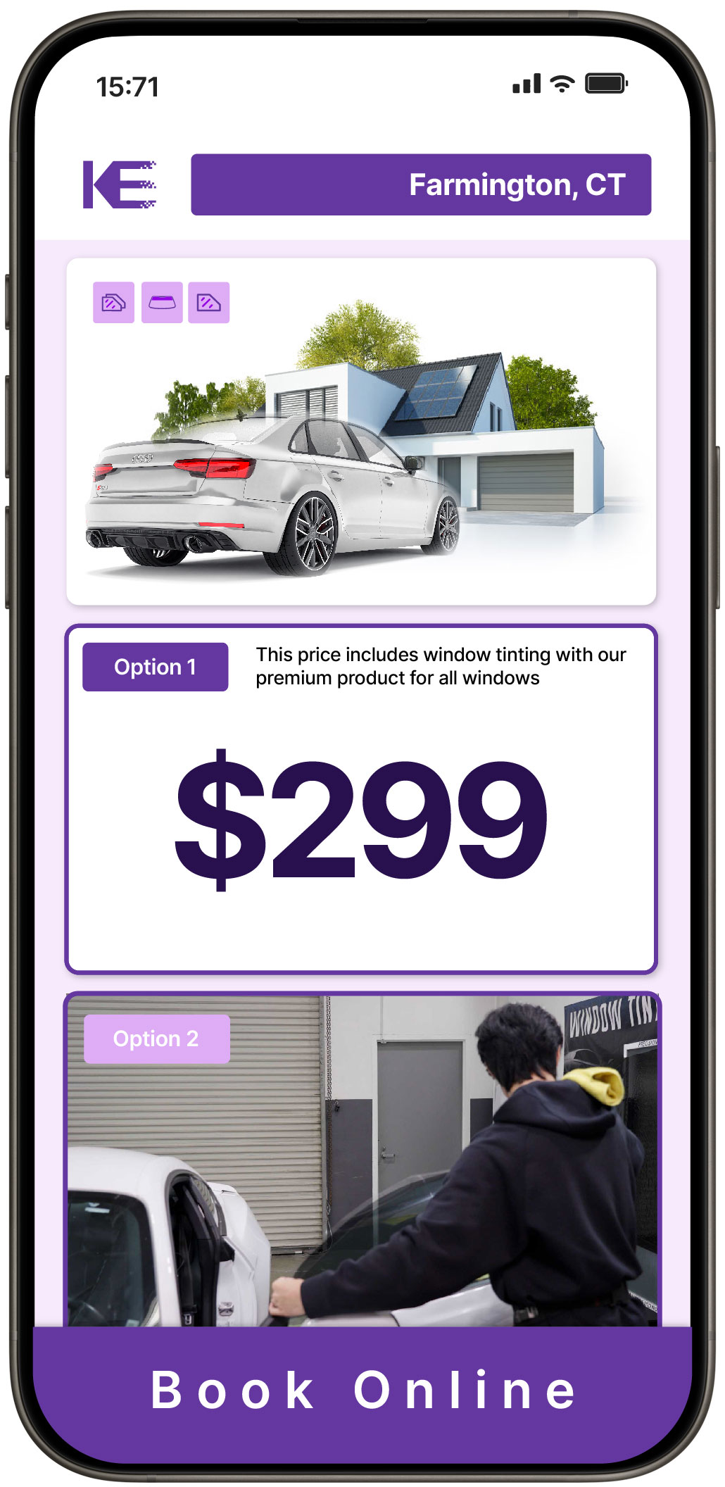 View Competitive Window Tinting Prices in Farmington, Connecticut