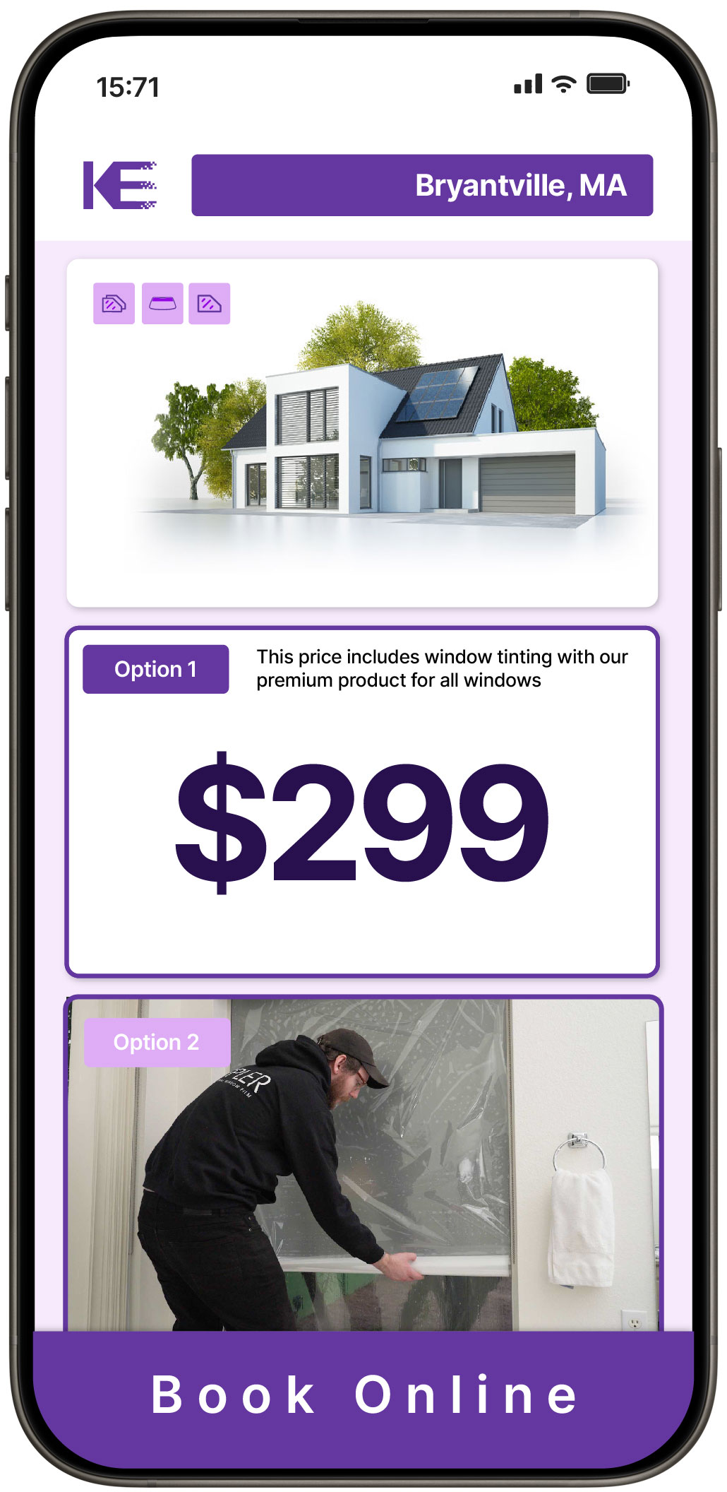 View Affordable Home Window Tinting Rates in Bryantville, Massachusetts