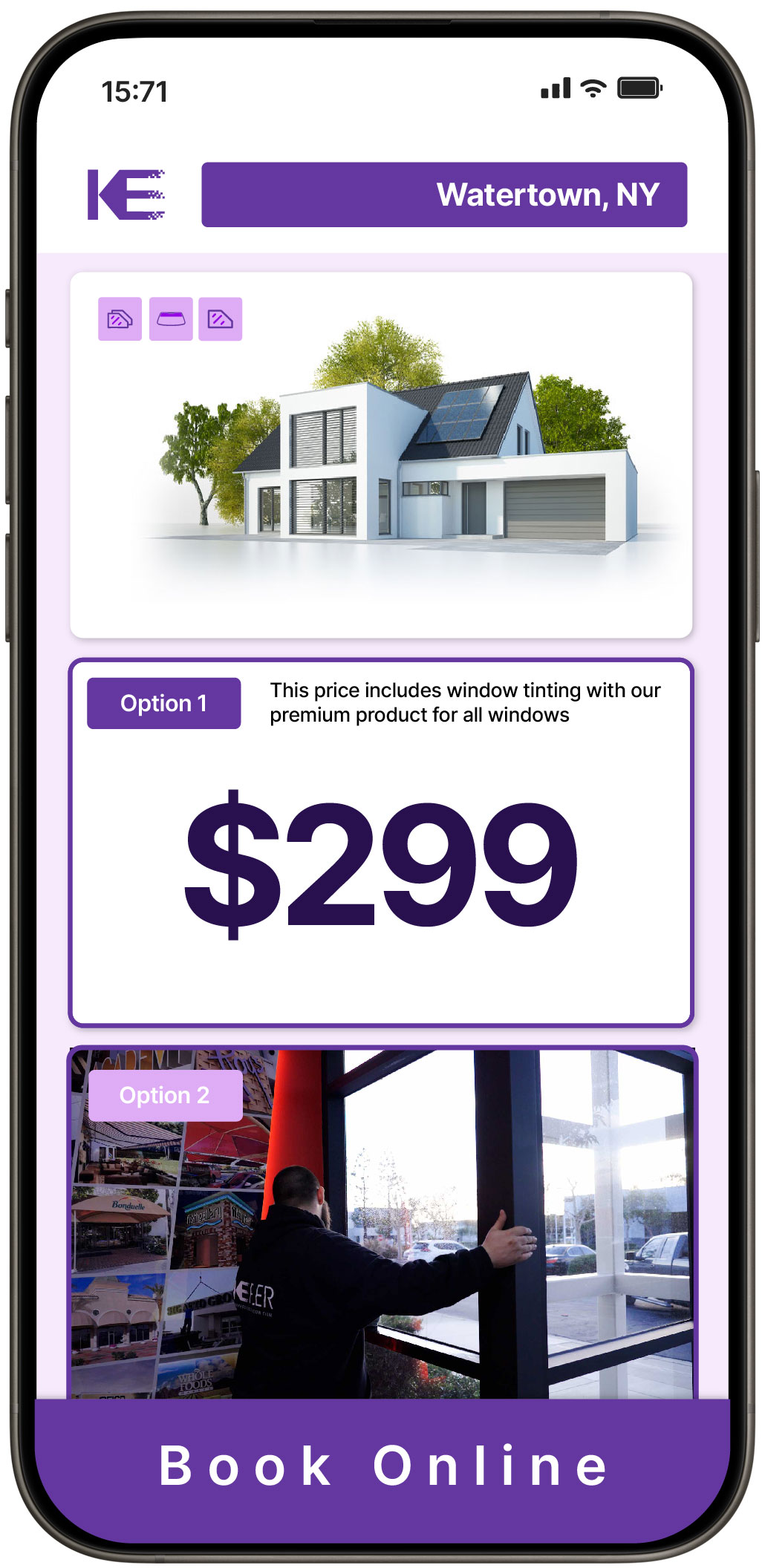 View Competitive Home Window Tinting Prices in Watertown, New York