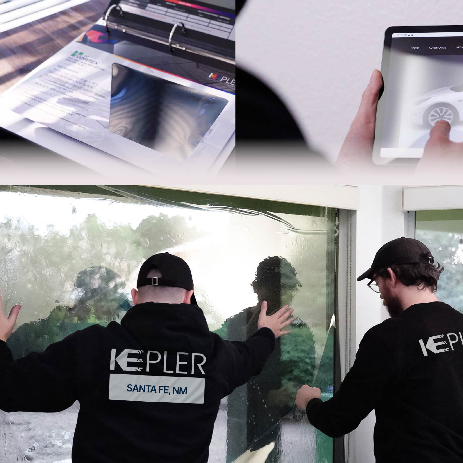 Kepler Specialist Performing Commercial Window Tinting in Santa Fe Santa Fe
