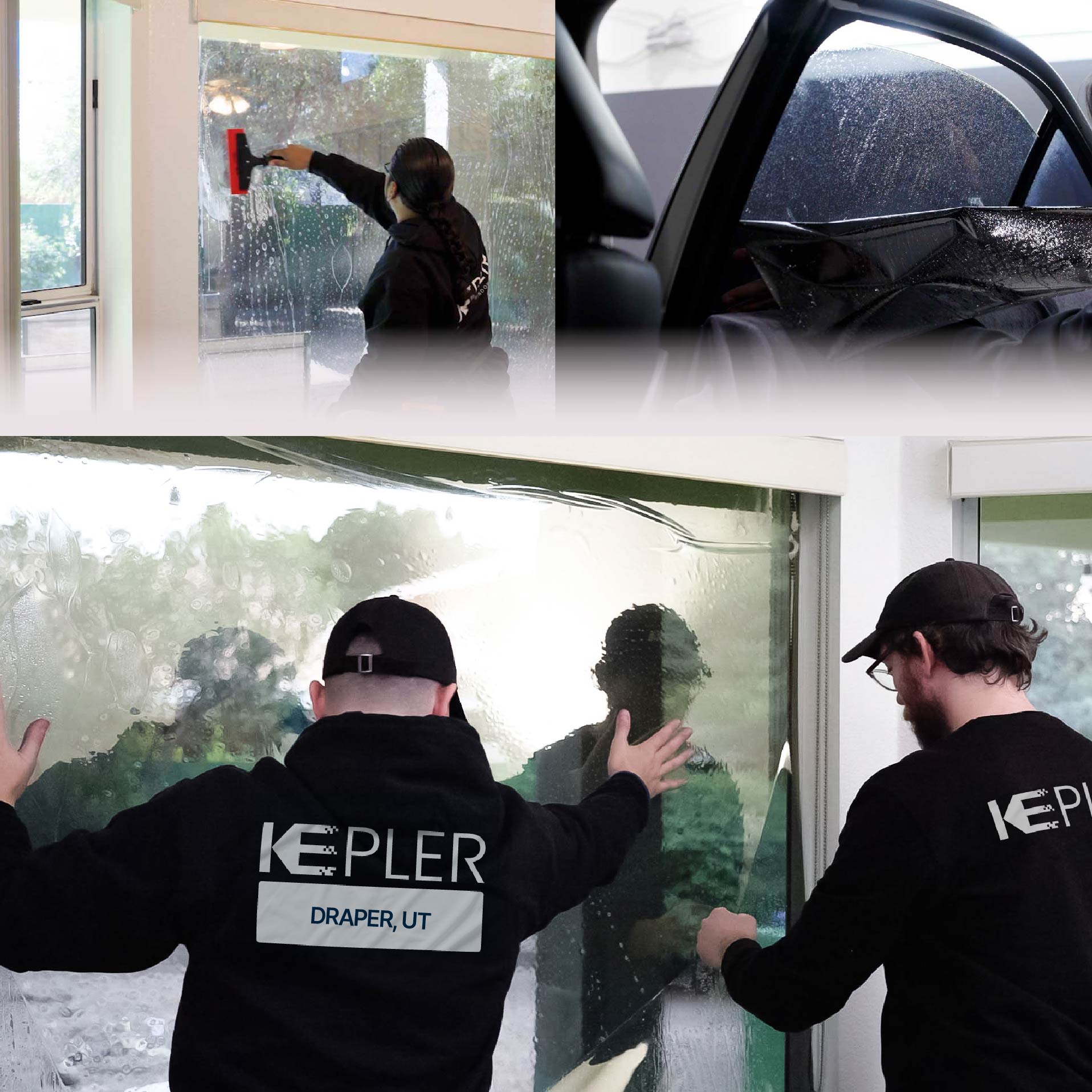 Kepler Specialist Performing Commercial Window Tinting in Draper Draper