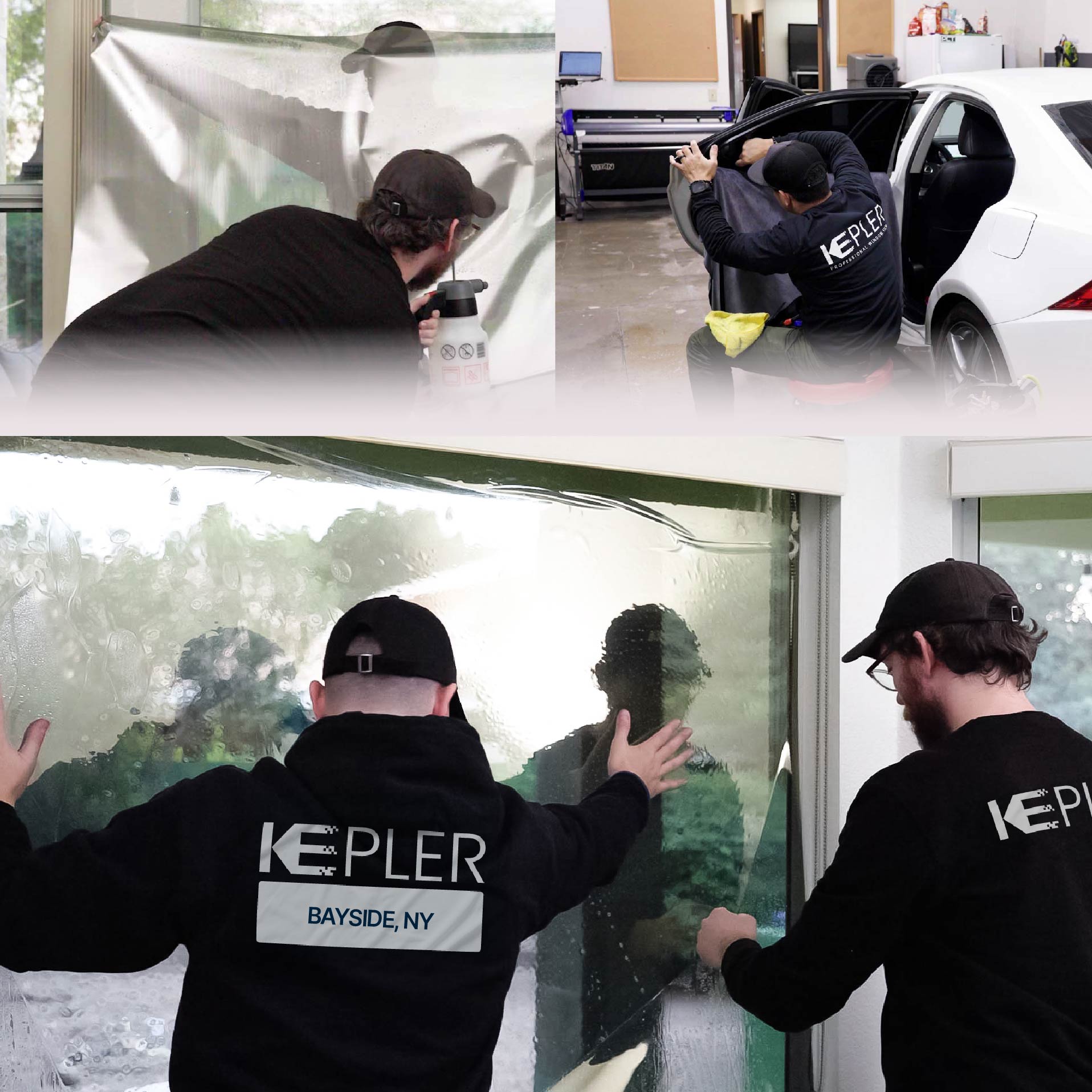 Kepler Specialist Performing Commercial Window Tinting in Bayside Bayside