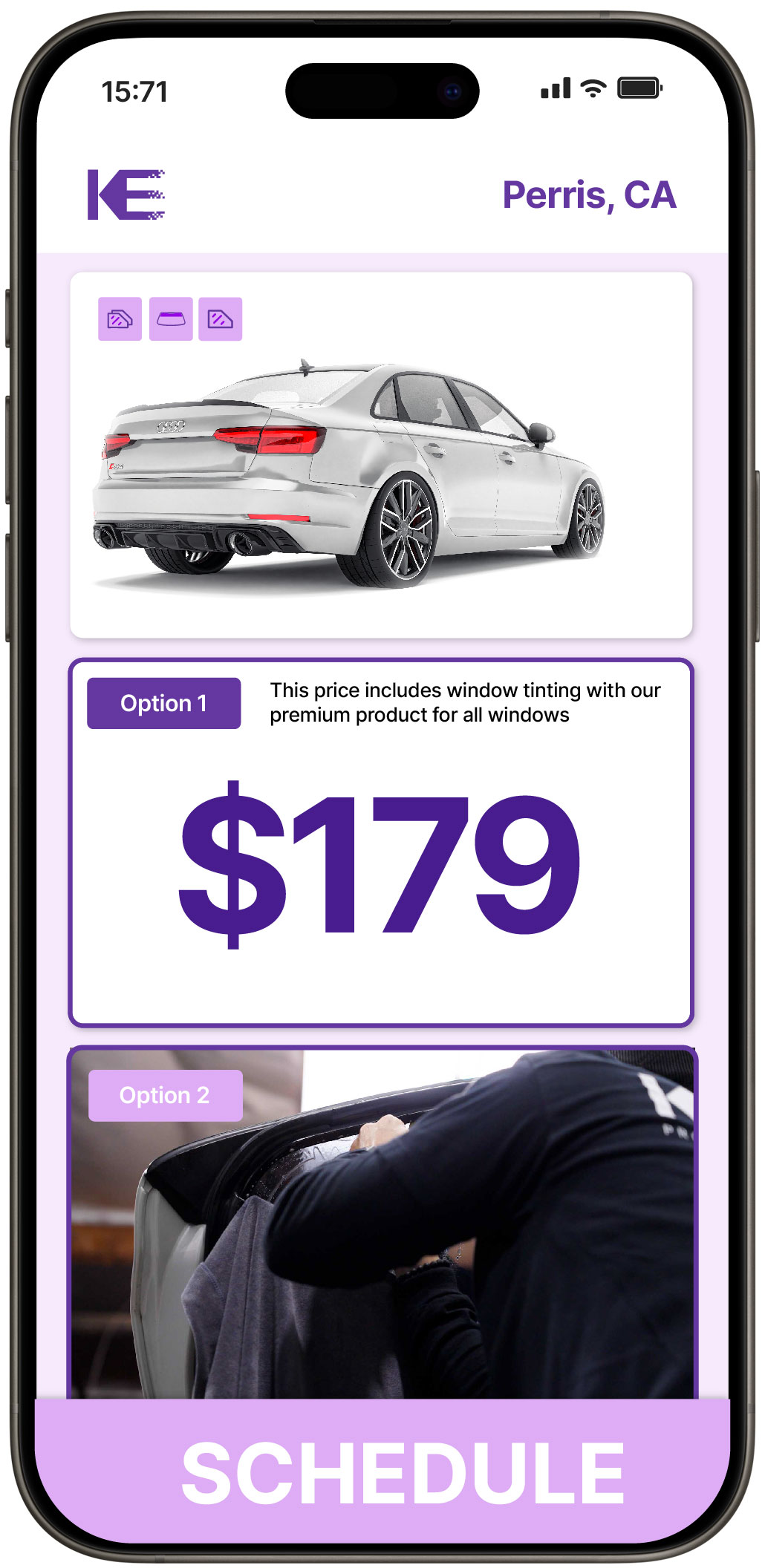 View Affordable Car Window Tinting Rates in Perris, California