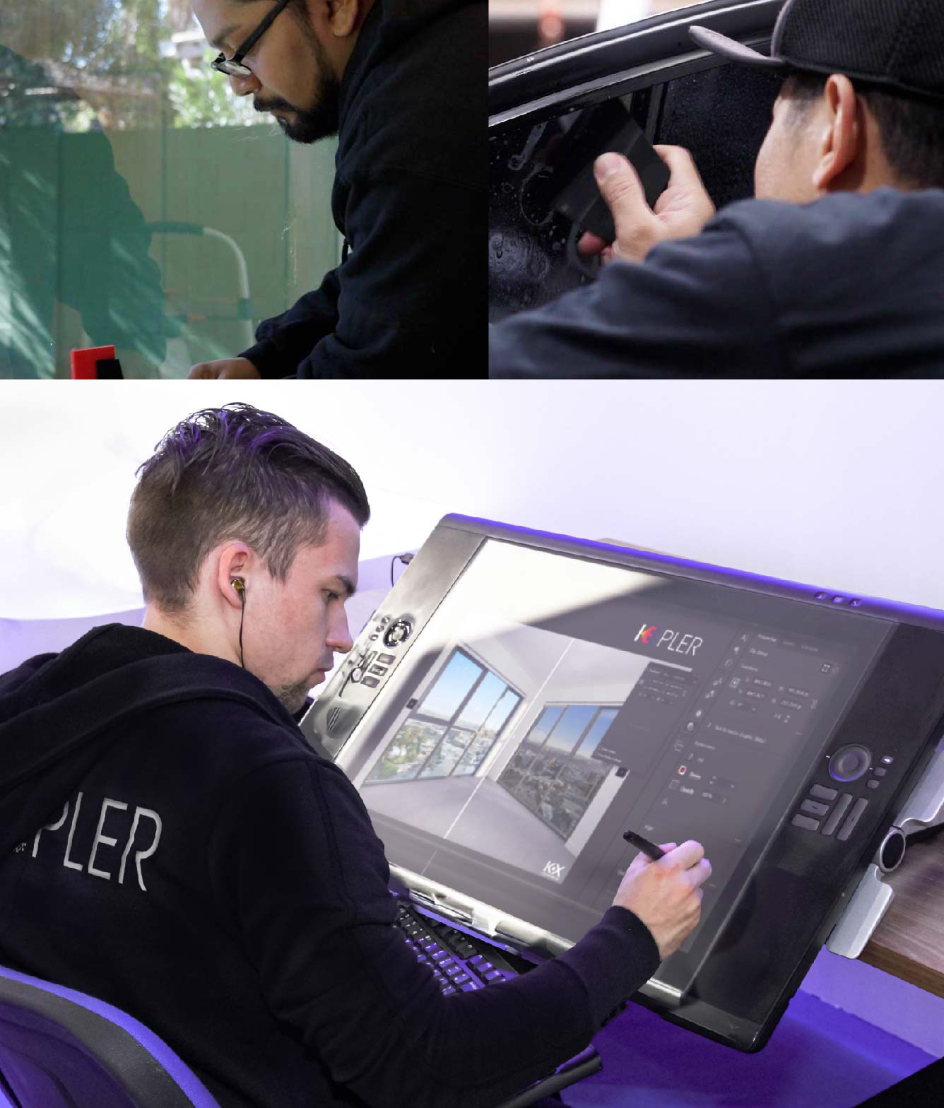 Kepler Specialist Performing Commercial Window Tinting in Holt Holt