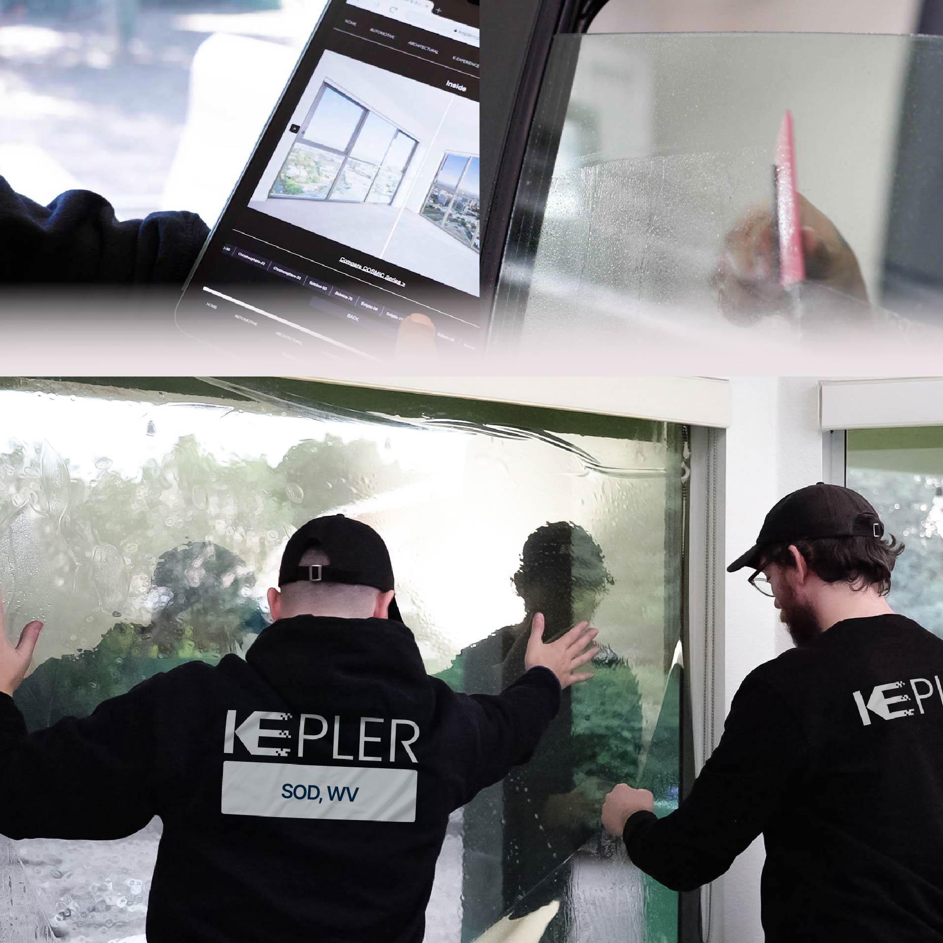 Kepler Specialist Performing Commercial Window Tinting in Sod Sod
