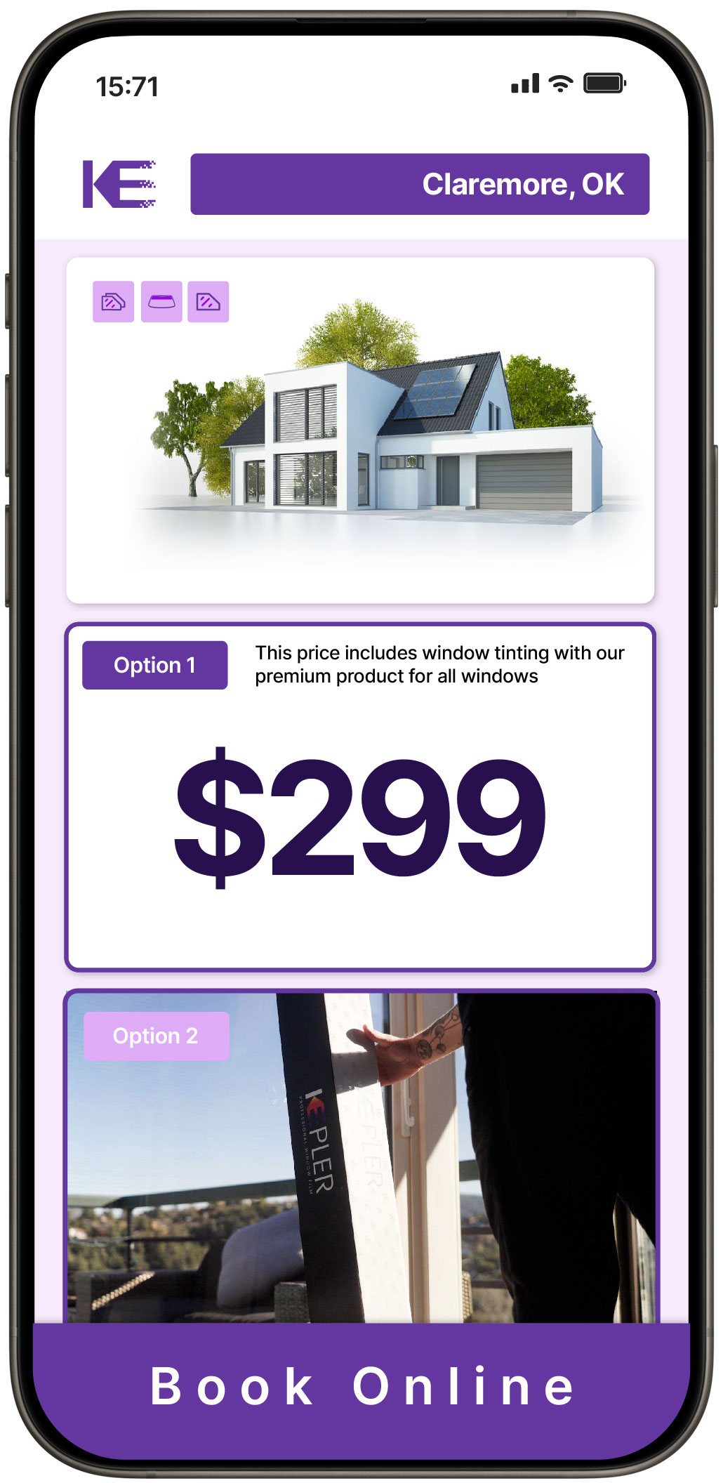 View Competitive Home Window Tinting Rates in Claremore, Oklahoma