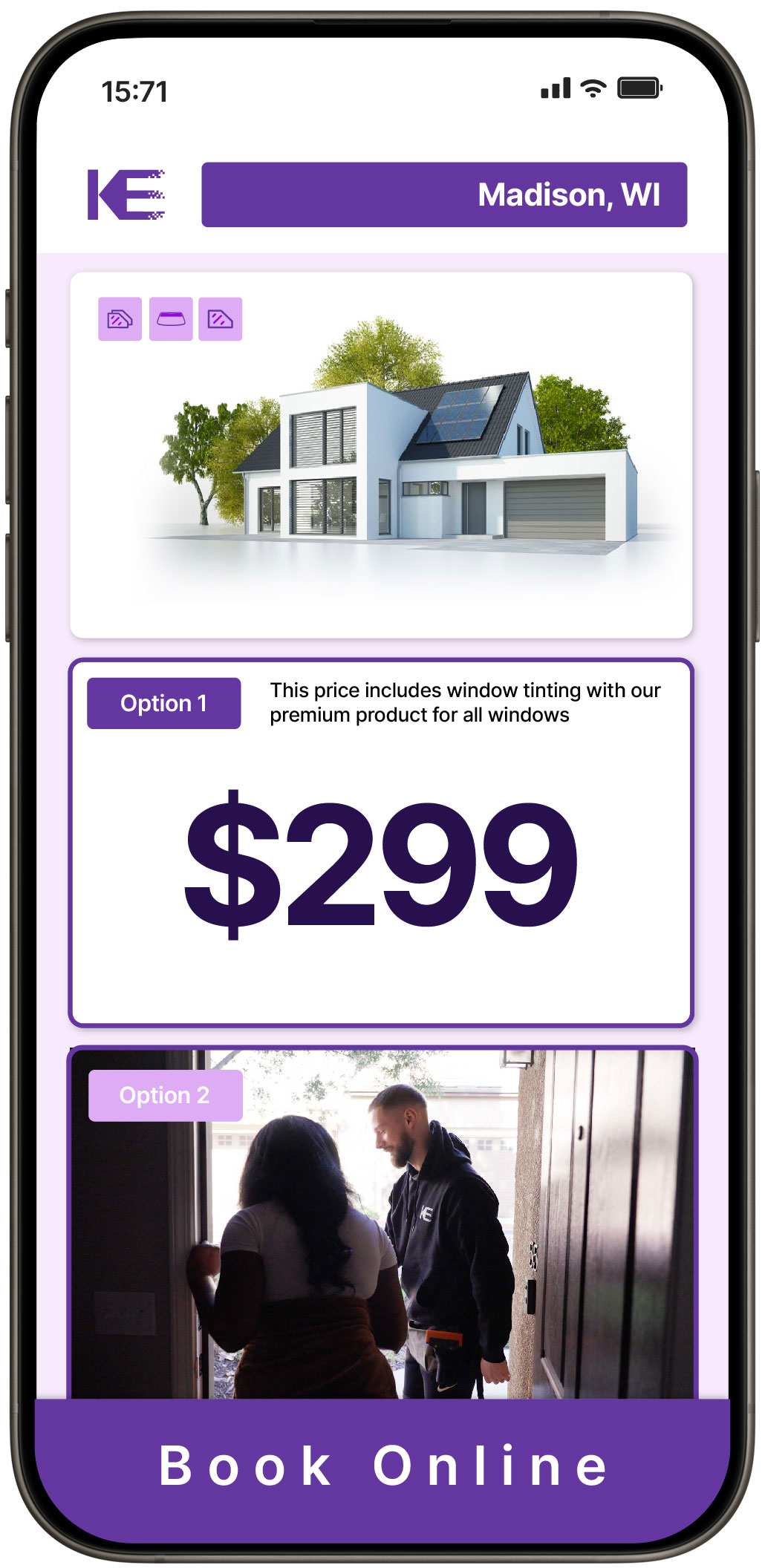 View Competitive Home Window Tinting Prices in Madison, Wisconsin