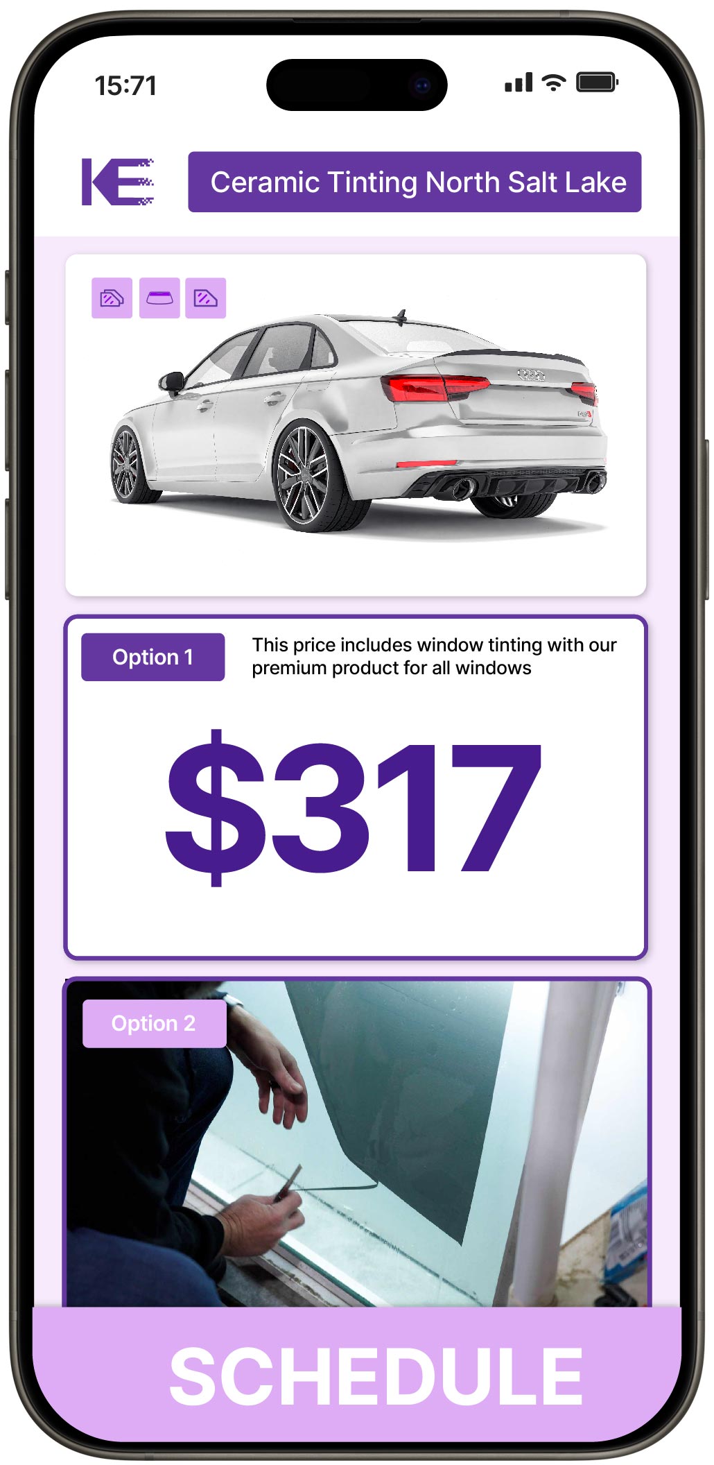 View Competitive Ceramic Window Tinting Prices in North Salt Lake, Utah