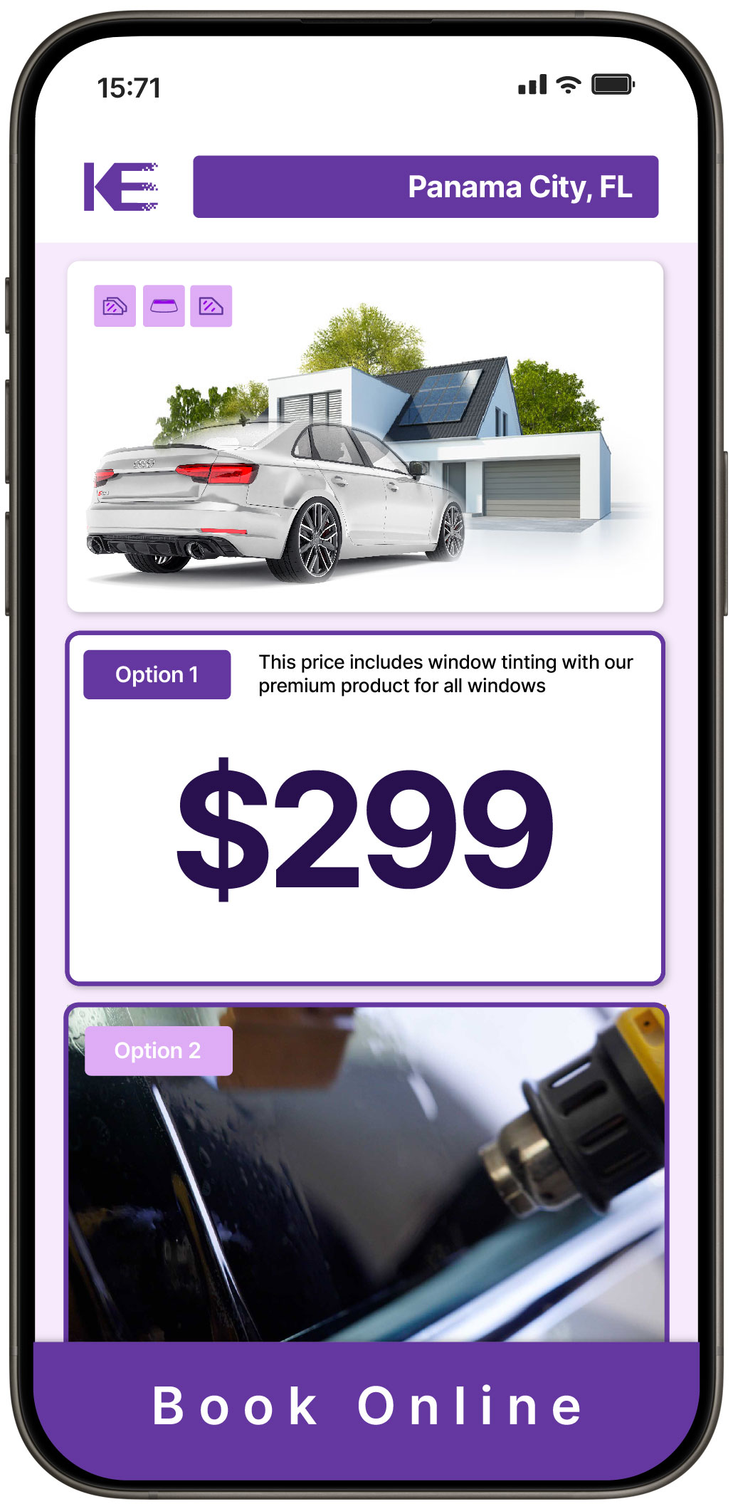 View Competitive Window Tinting Prices in Panama City, Florida