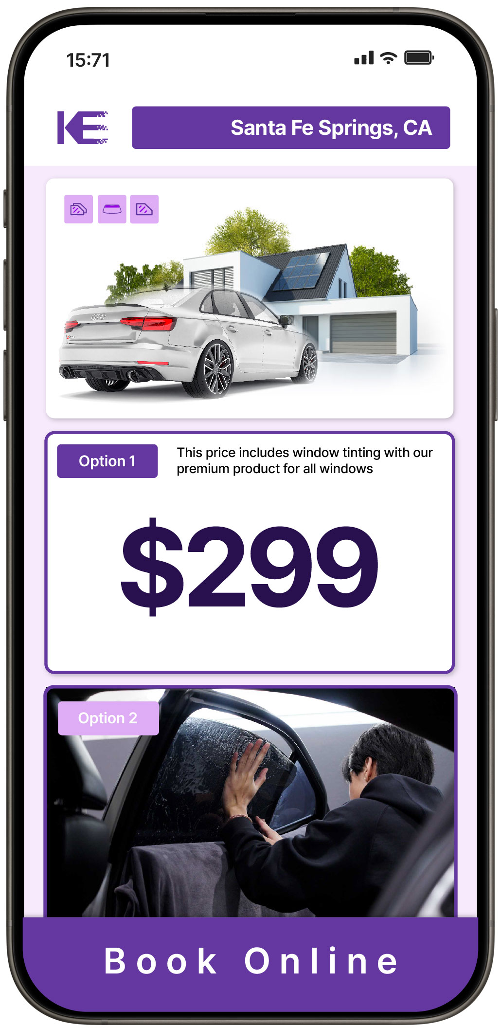 View Competitive Tesla Window Tinting Prices in Baldwin Park, California