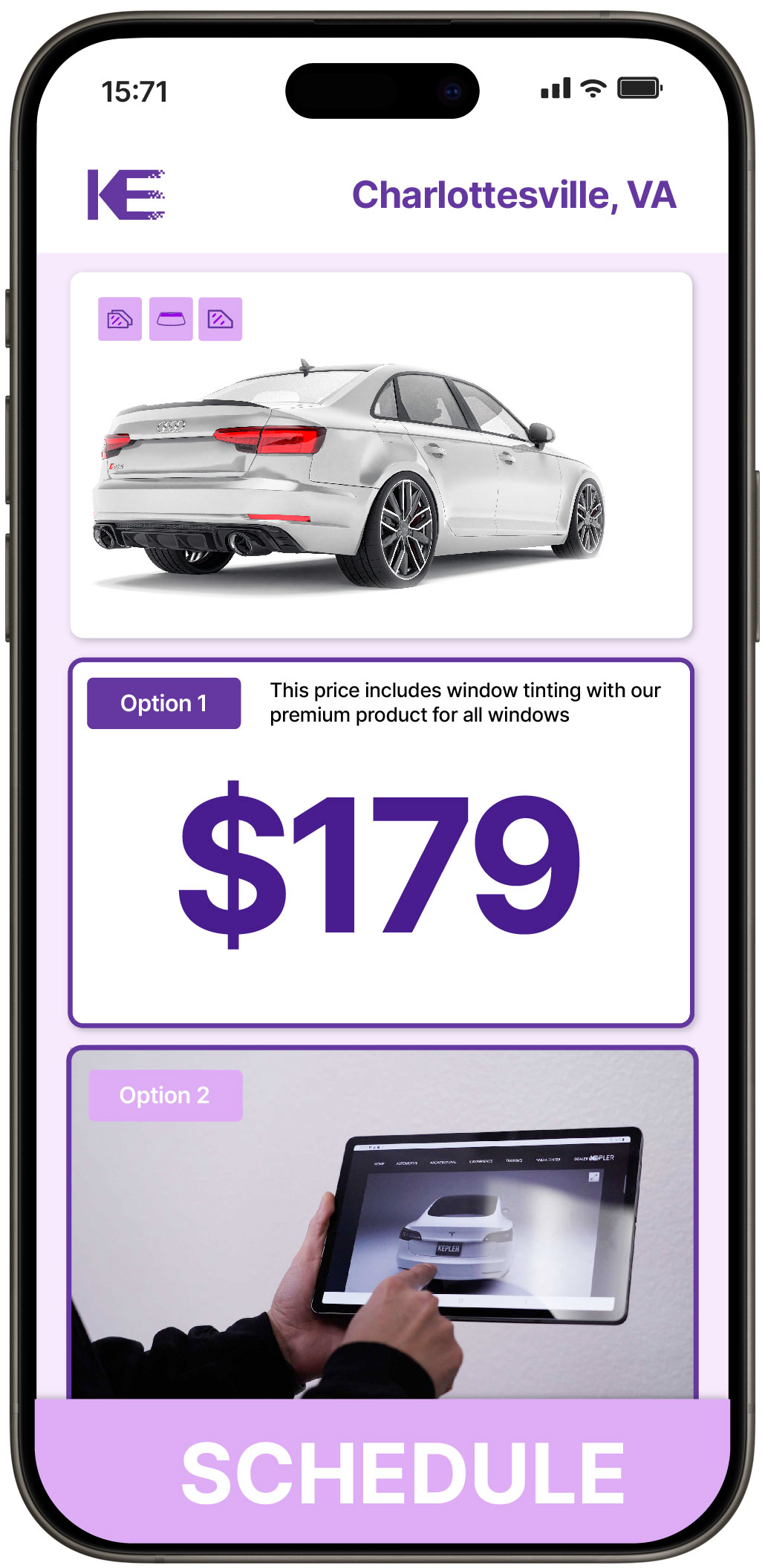 View Competitive Car Window Tinting Costs in Charlottesville, Virginia