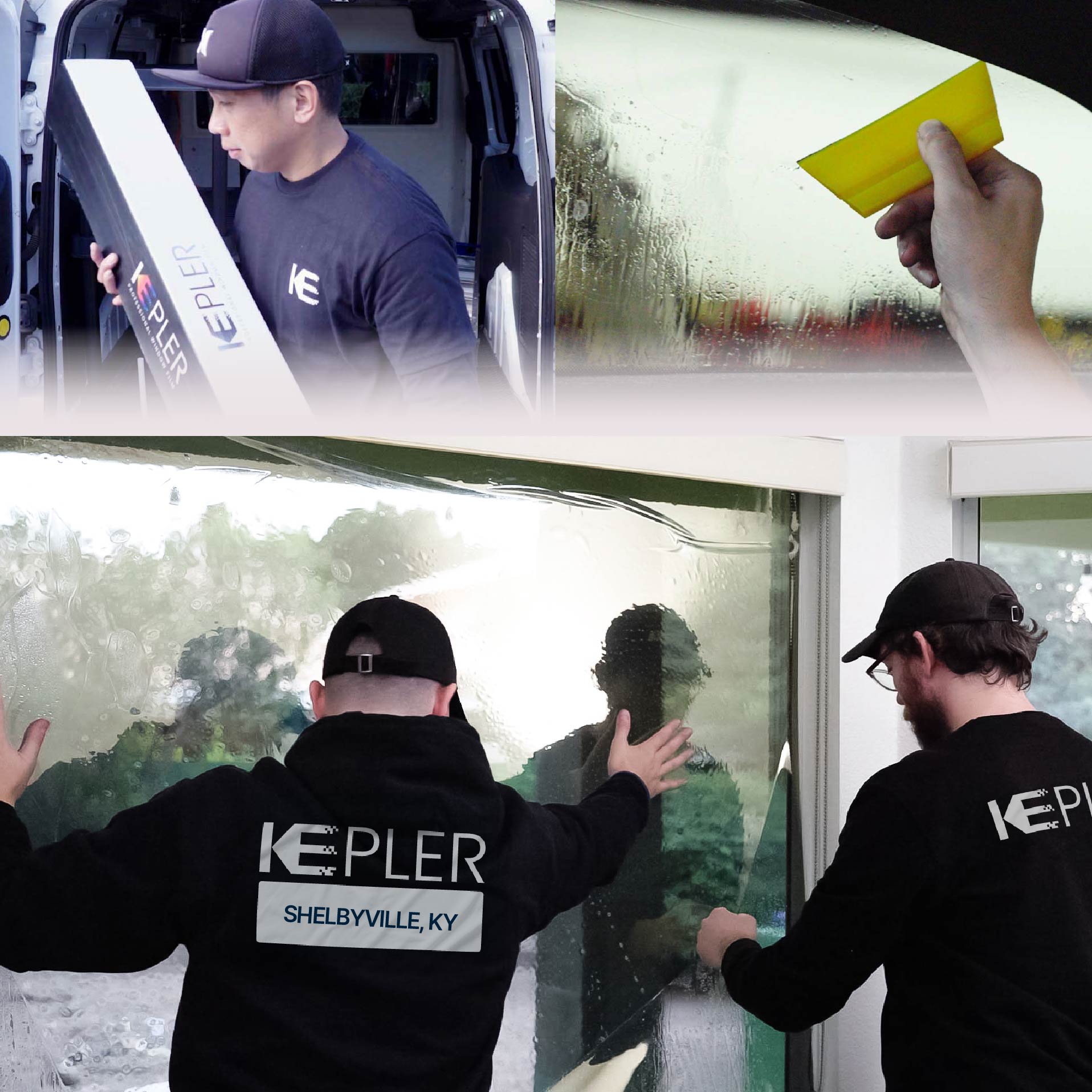 Kepler Specialist Performing Commercial Window Tinting in Shelbyville Shelbyville