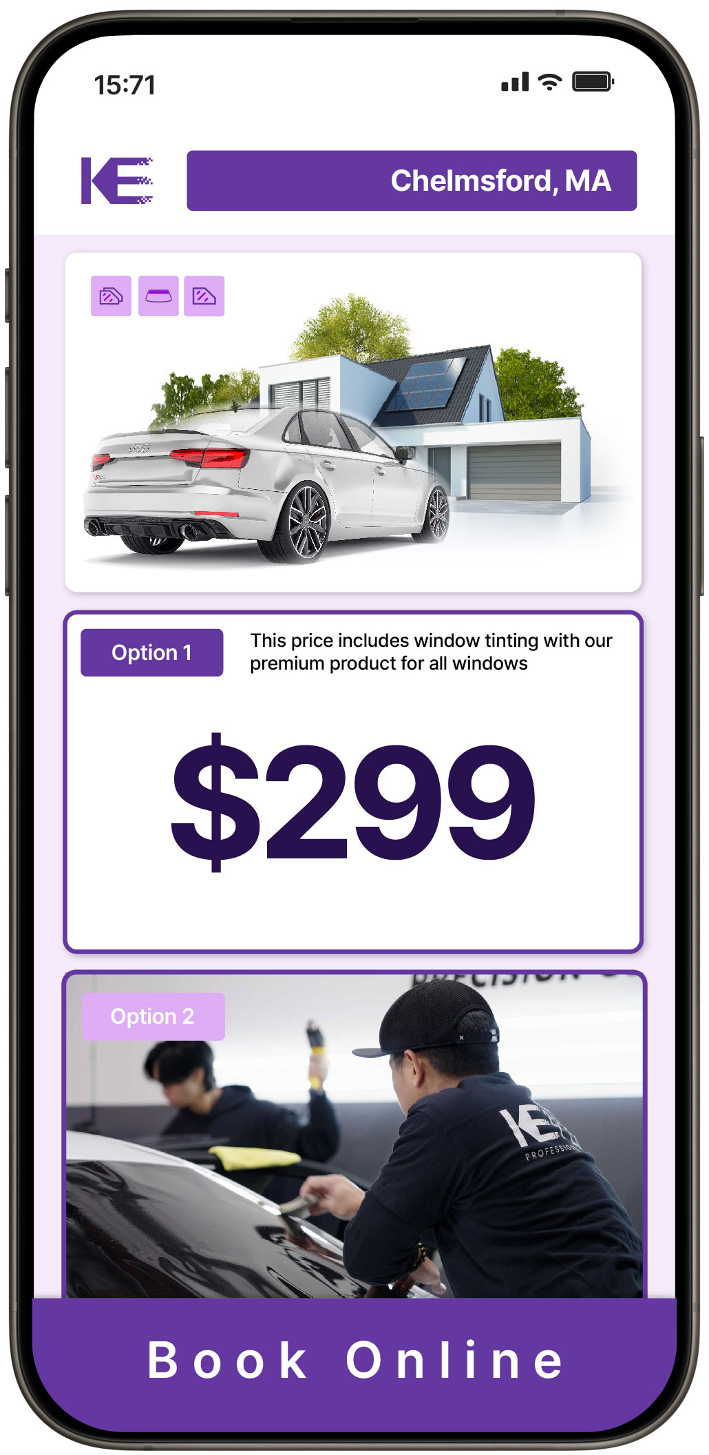 View Competitive Window Tinting Prices in Chelmsford, Massachusetts