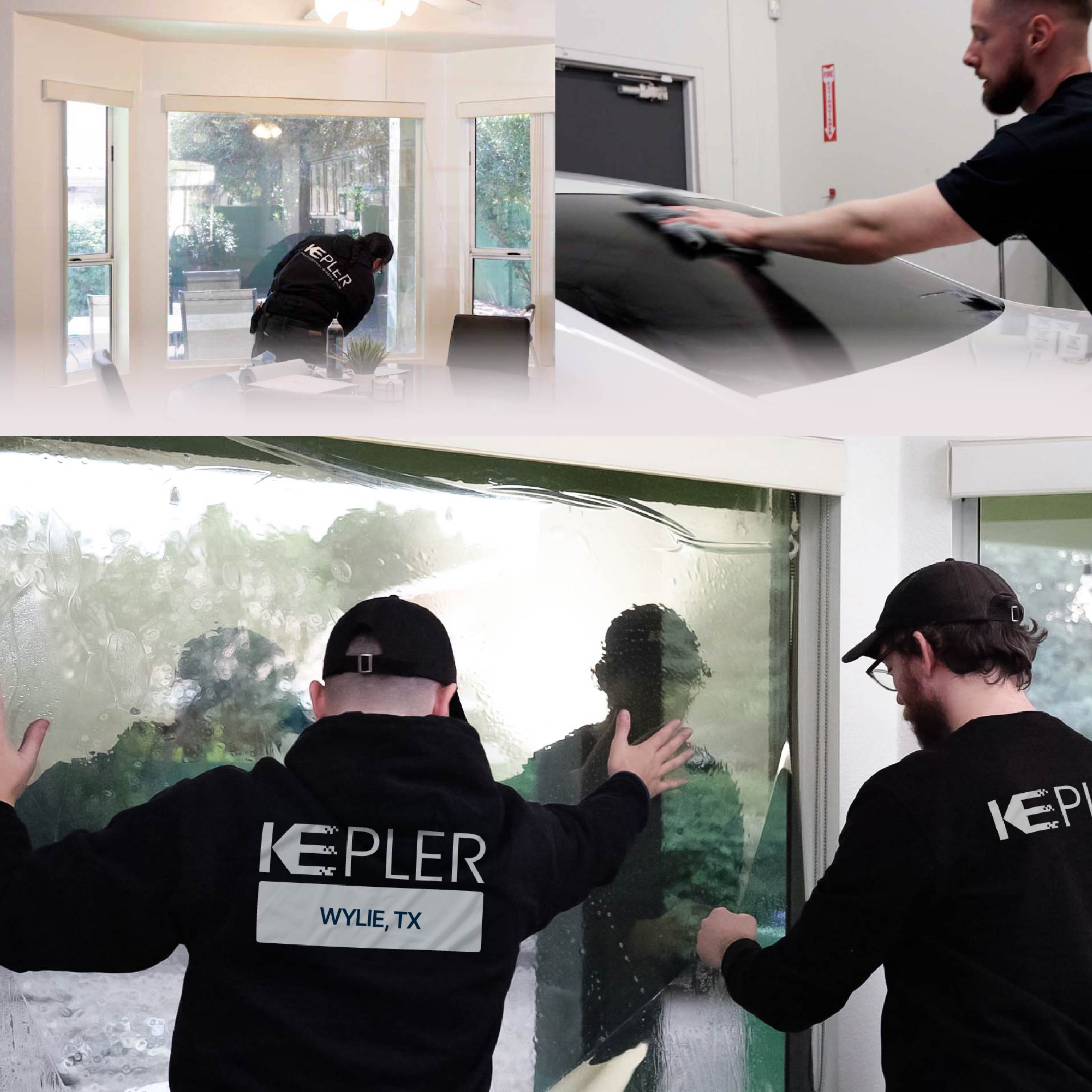 Kepler Specialist Performing Commercial Window Tinting in Wylie Wylie