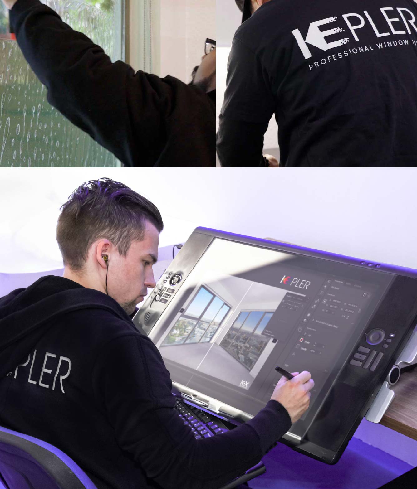 Kepler Specialist Performing Commercial Window Tinting in Lansing Lansing