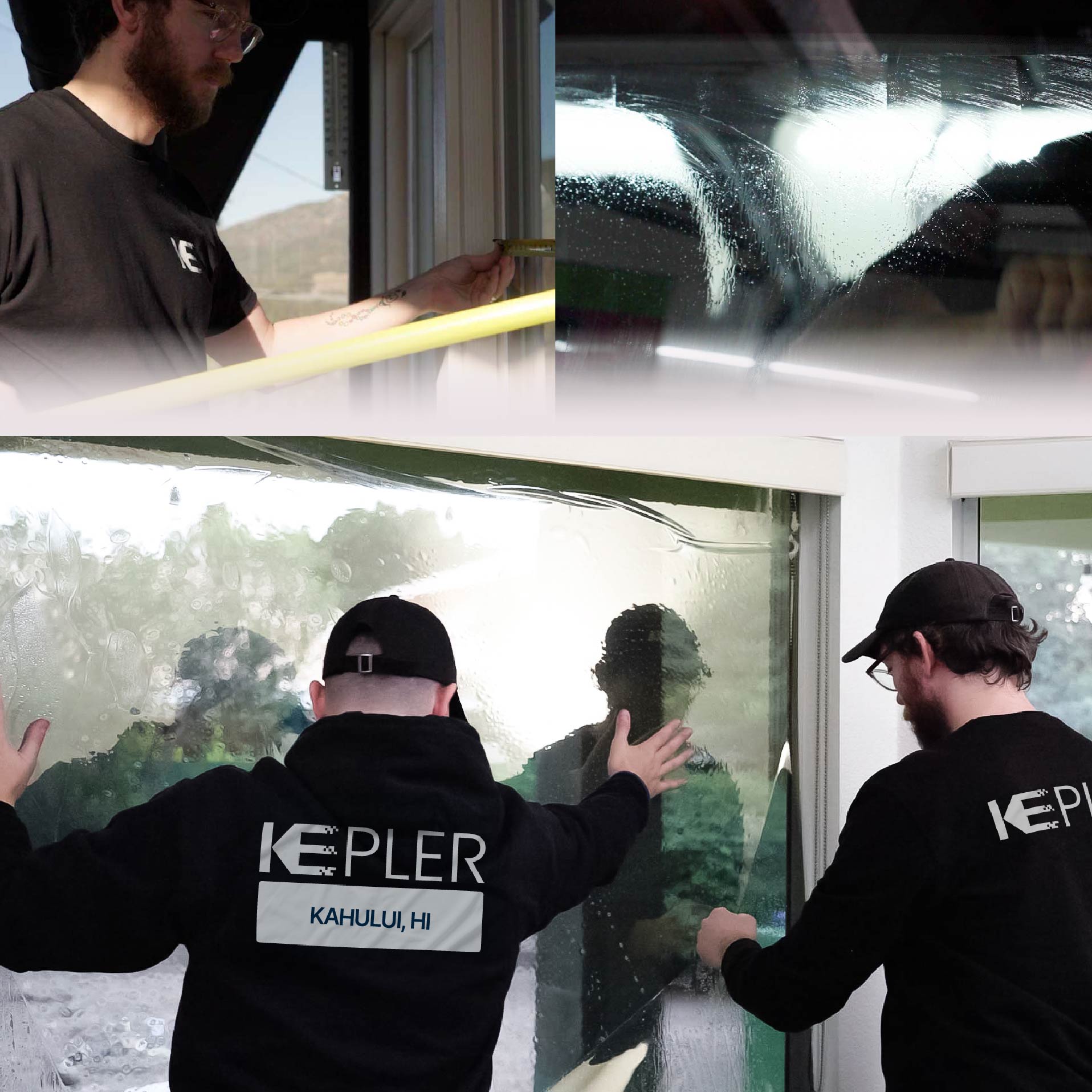 Kepler Specialist Performing Commercial Window Tinting in Kahului Kahului