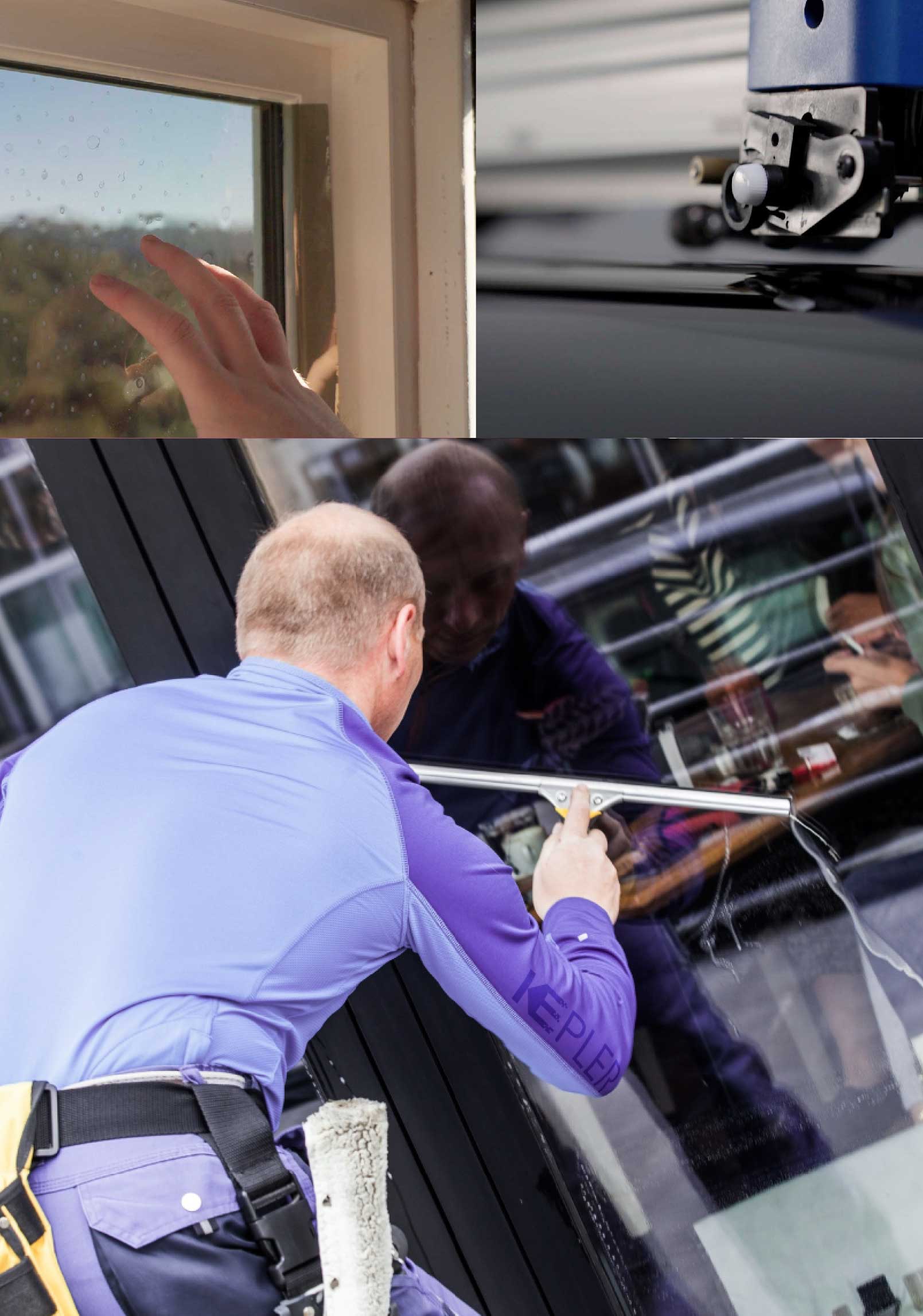 Kepler Skilled Applying Anti-Graffiti Window Film to a West New York Shop Front