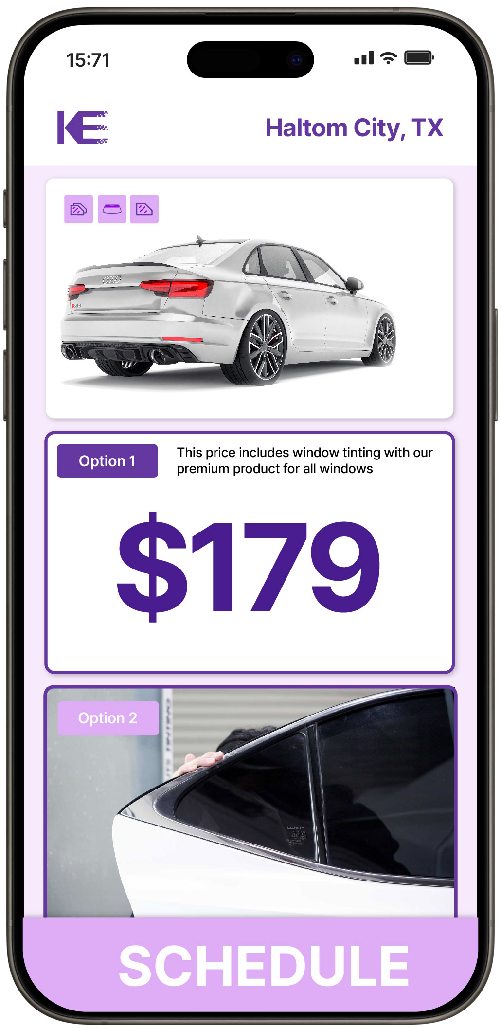 View Competitive Car Window Tinting Rates in Haltom City, Texas