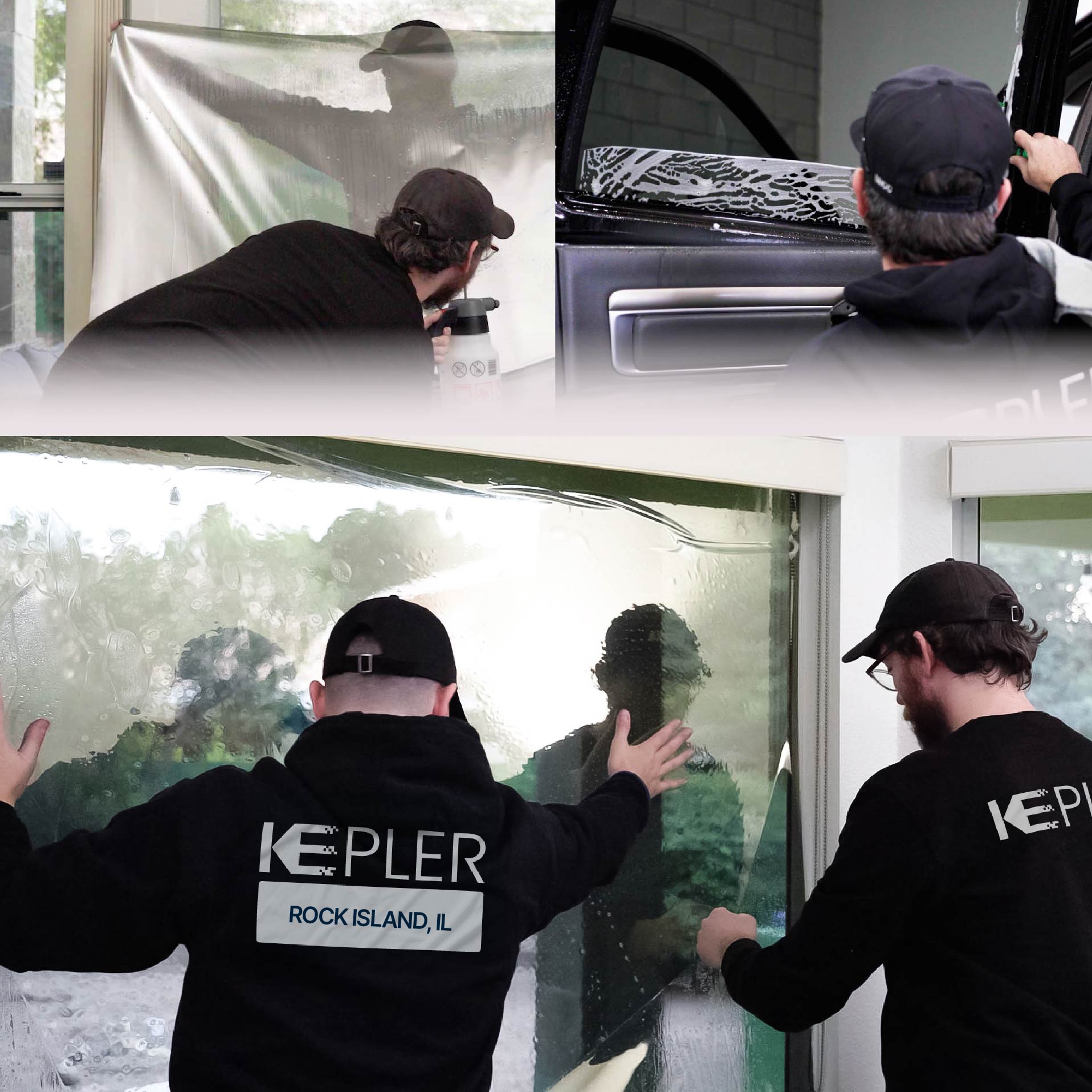 Kepler Specialist Performing Commercial Window Tinting in Rock Island Rock Island