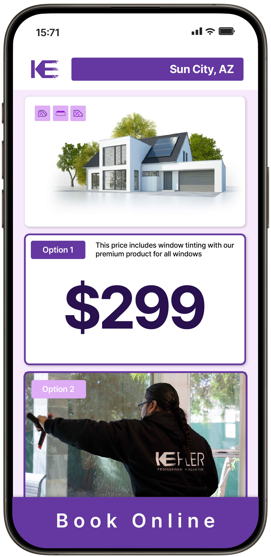 View Competitive Home Window Tinting Prices in Sun City, Arizona