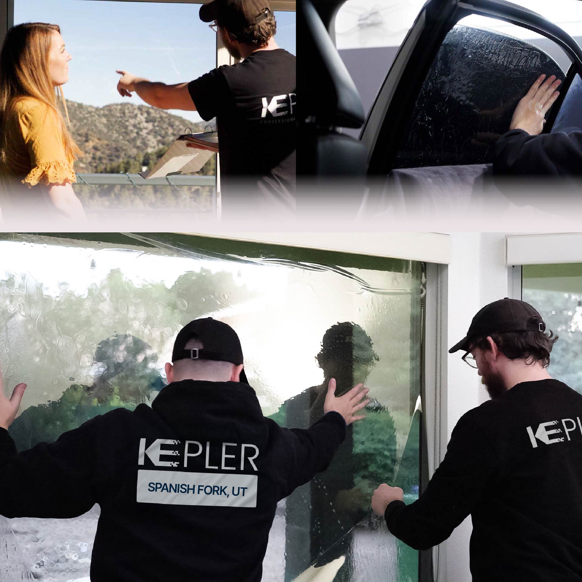 Kepler Specialist Performing Commercial Window Tinting in Spanish Fork Spanish Fork
