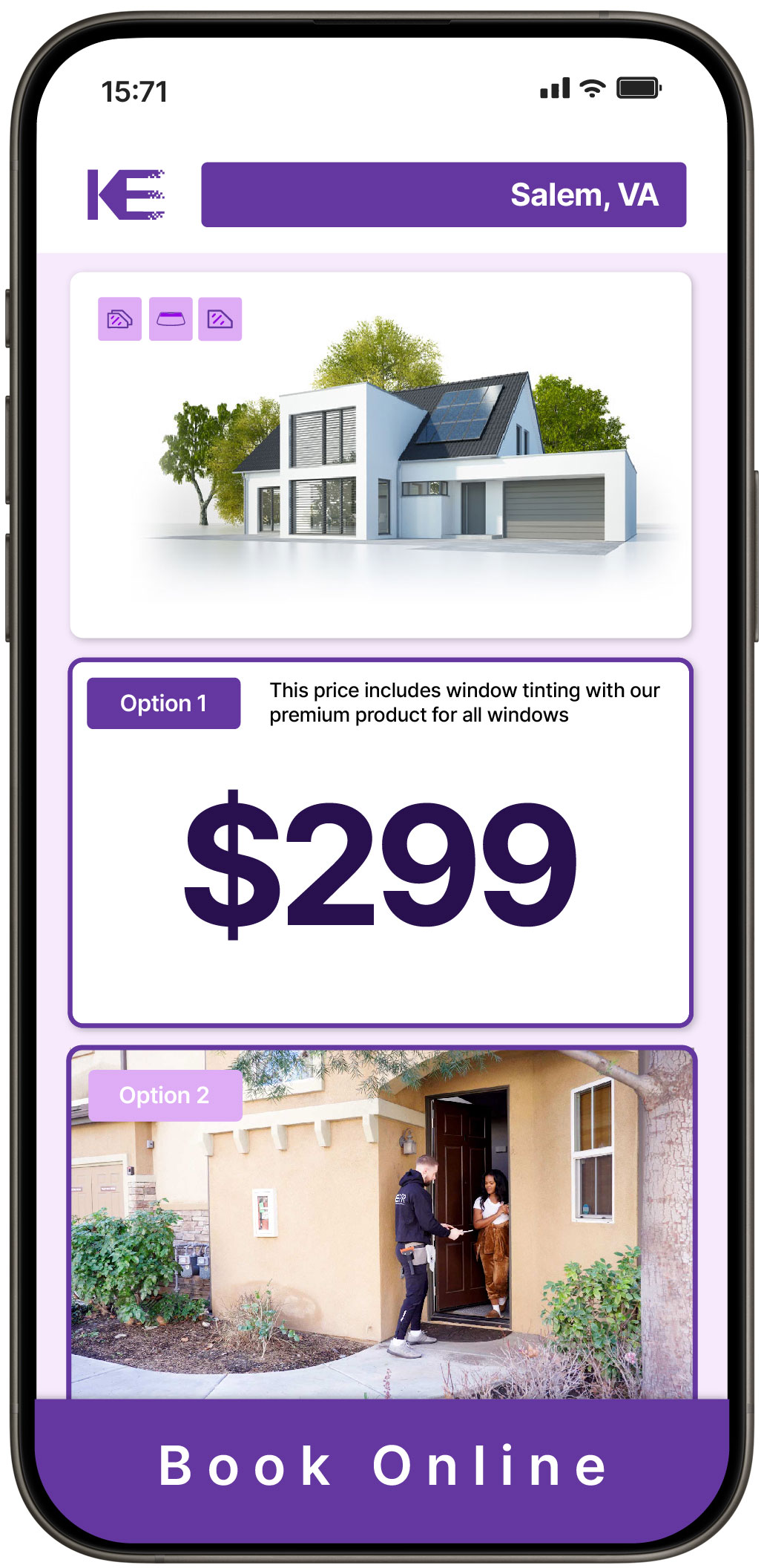 View Reasonable Home Window Tinting Rates in Salem, Virginia