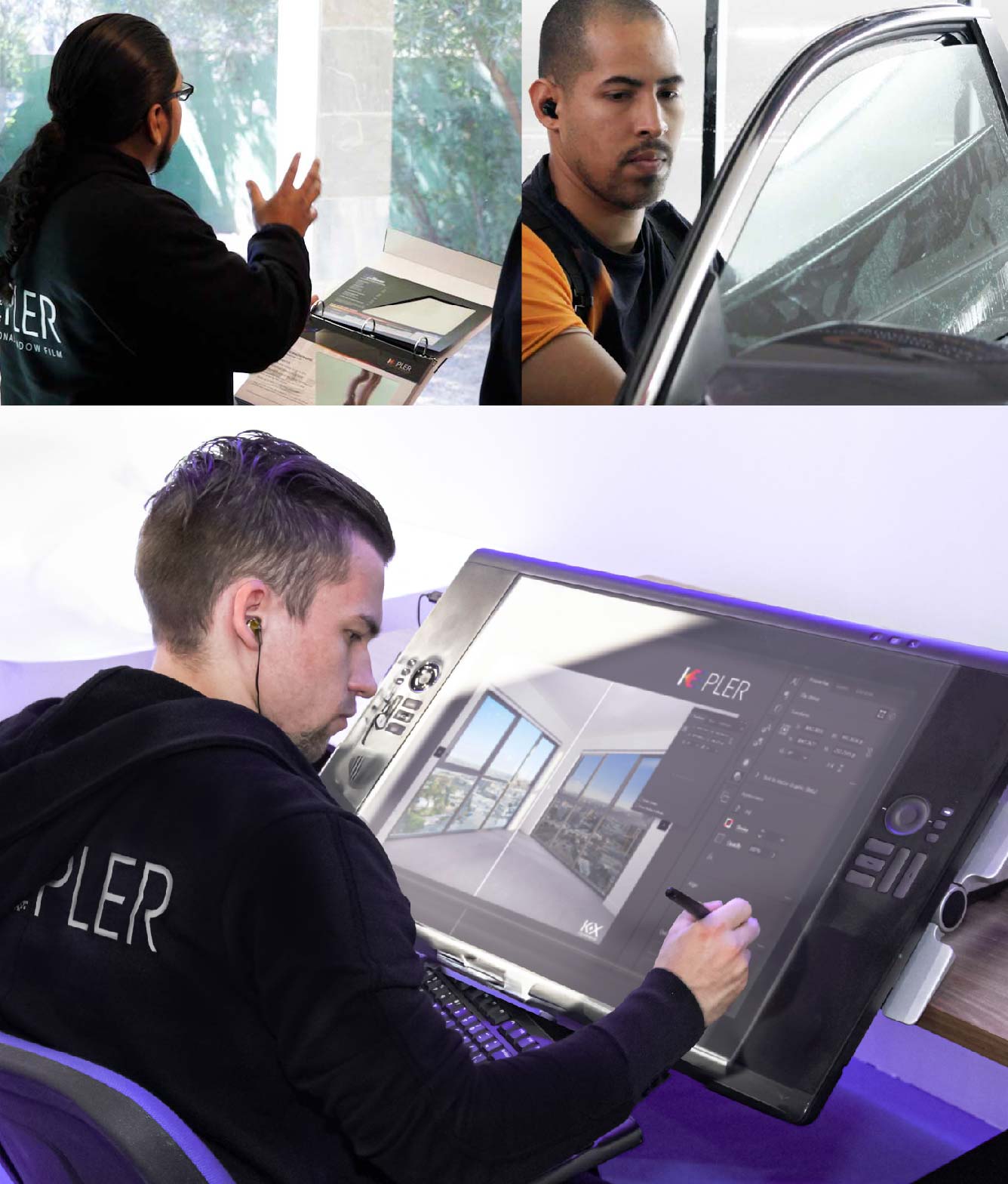Kepler Specialist Performing Commercial Window Tinting in Pearland Pearland