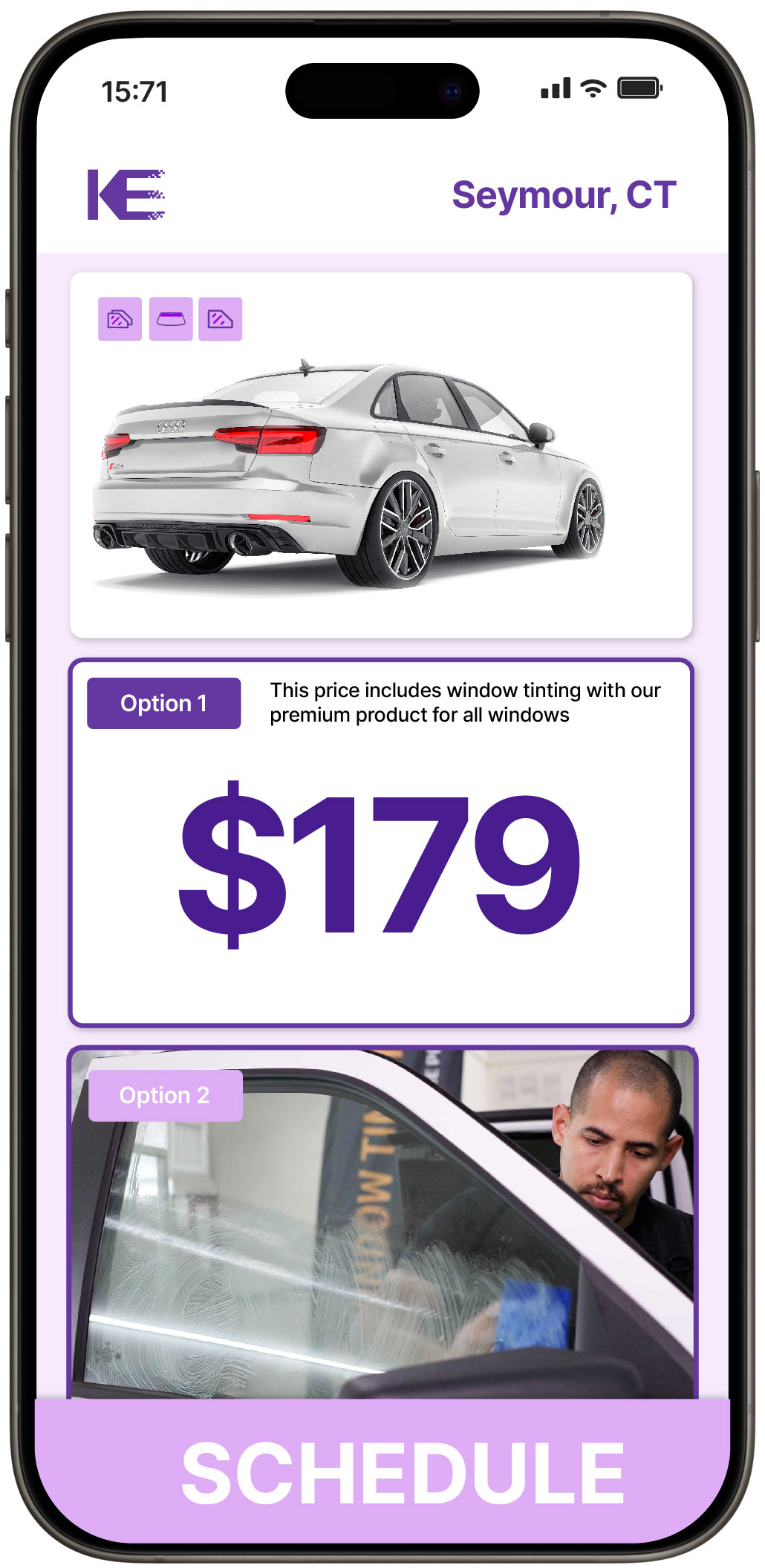 View Reasonable Car Window Tinting Prices in Seymour, Connecticut